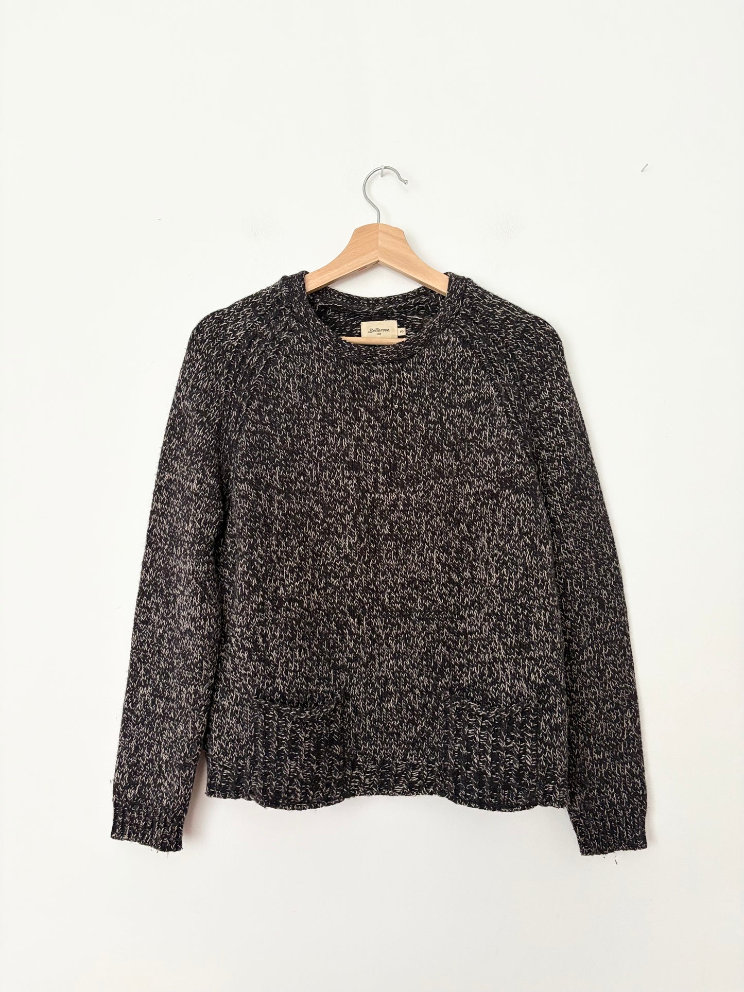 Bellerose wool blend marled knit sweater S/M