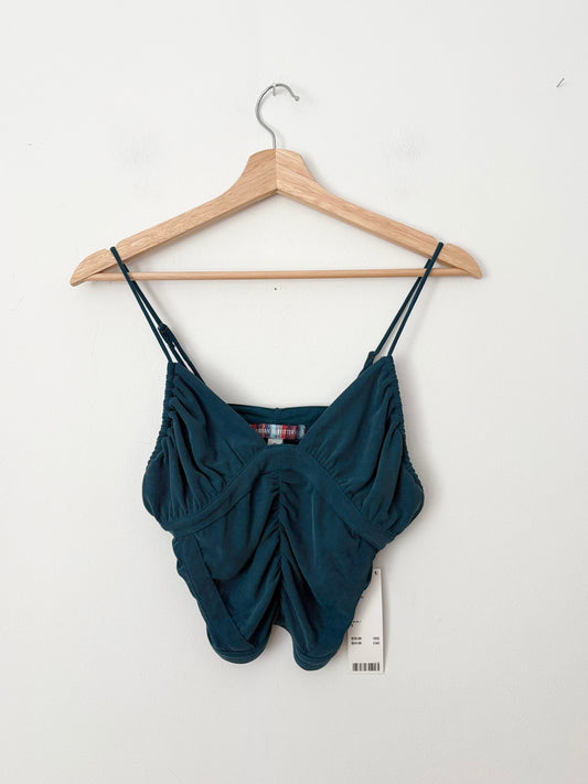 Urban Outfitters ruched crop tank top Small