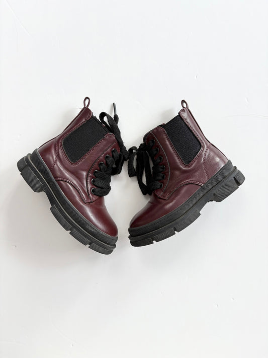 Kiabi burgundy boots EUR24/US8