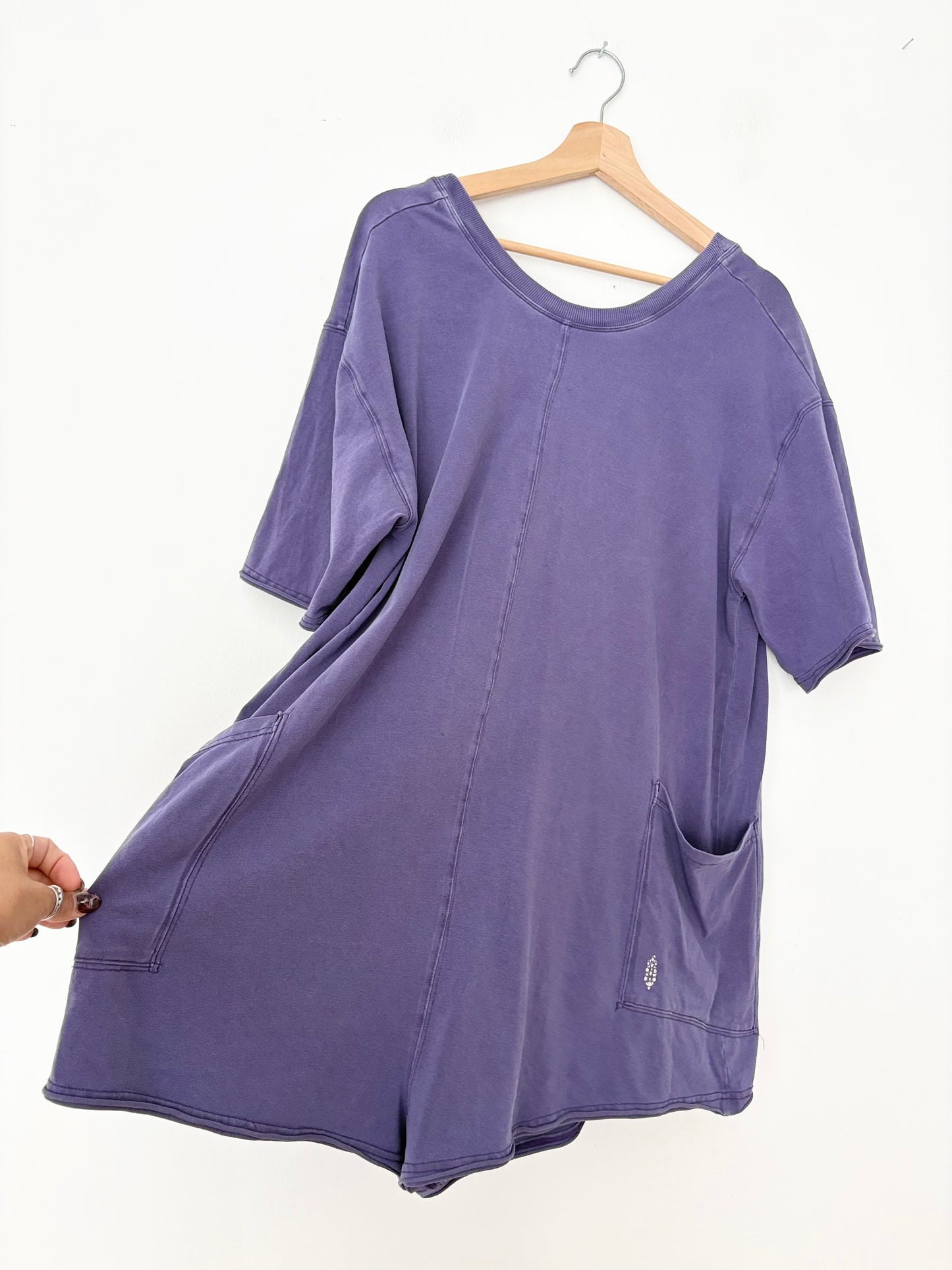 Combinaison short t-shirt violet Free People hot shot Medium