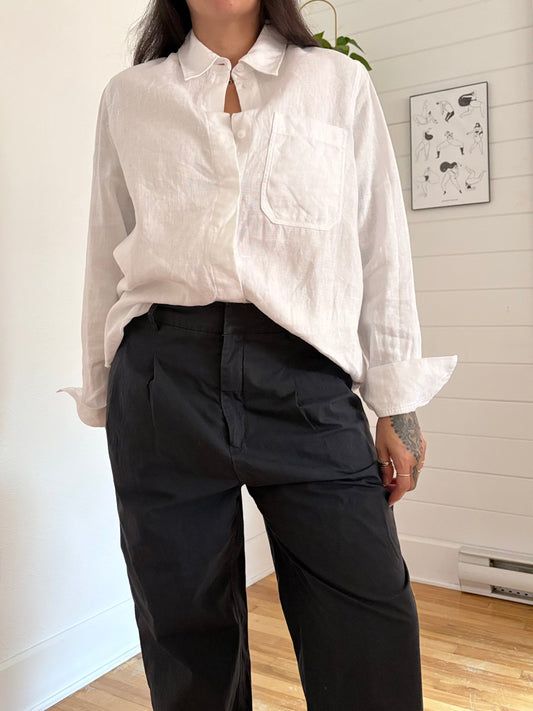 COS oversized linen shirt S/M