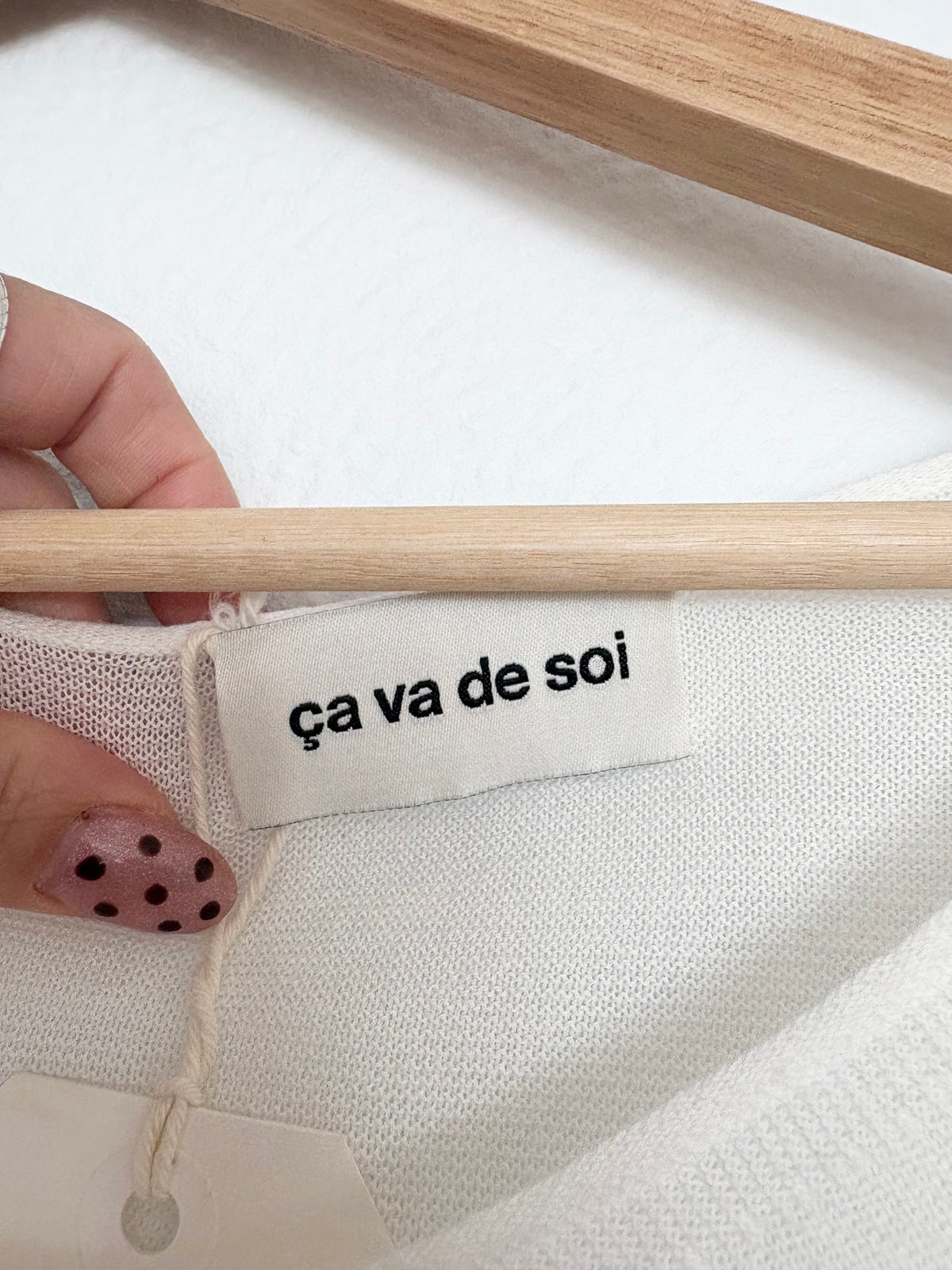 Ca va de soi Haut en maille Diya Large