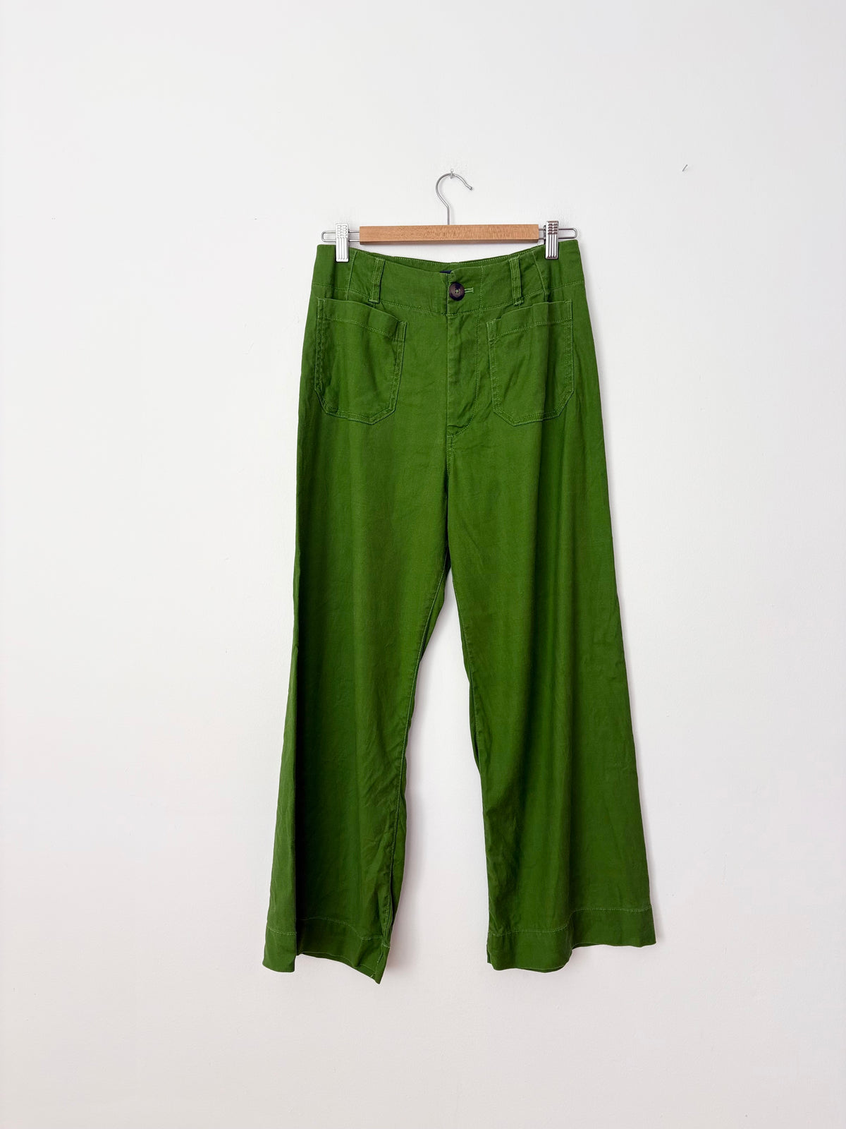 Pantalon Colette Maeve en lin vert T36/38