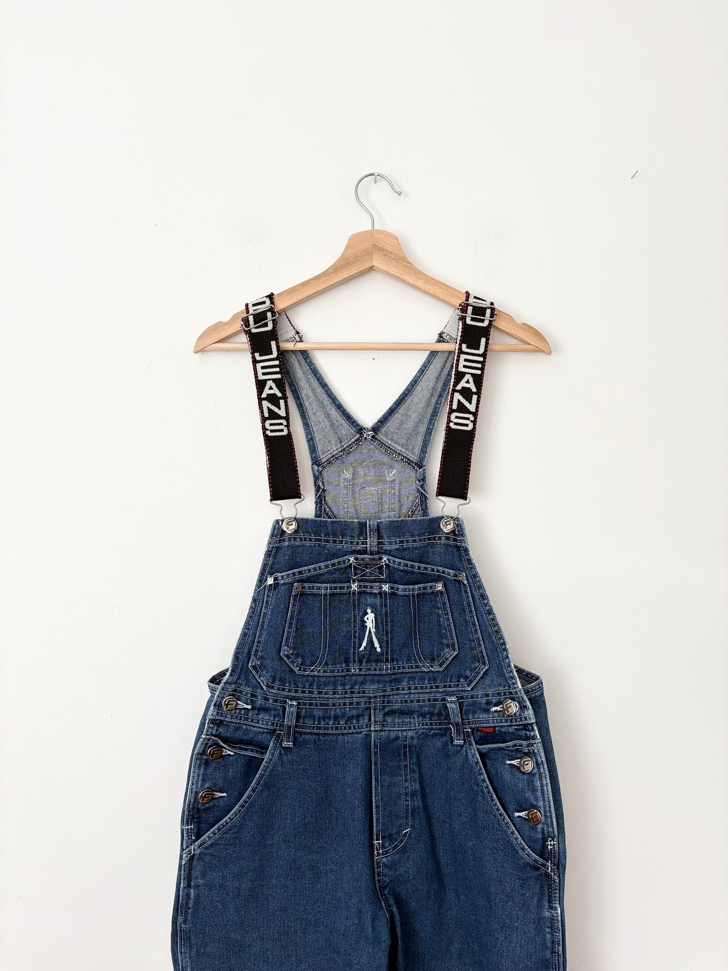 Vintage FUBU denim overalls small