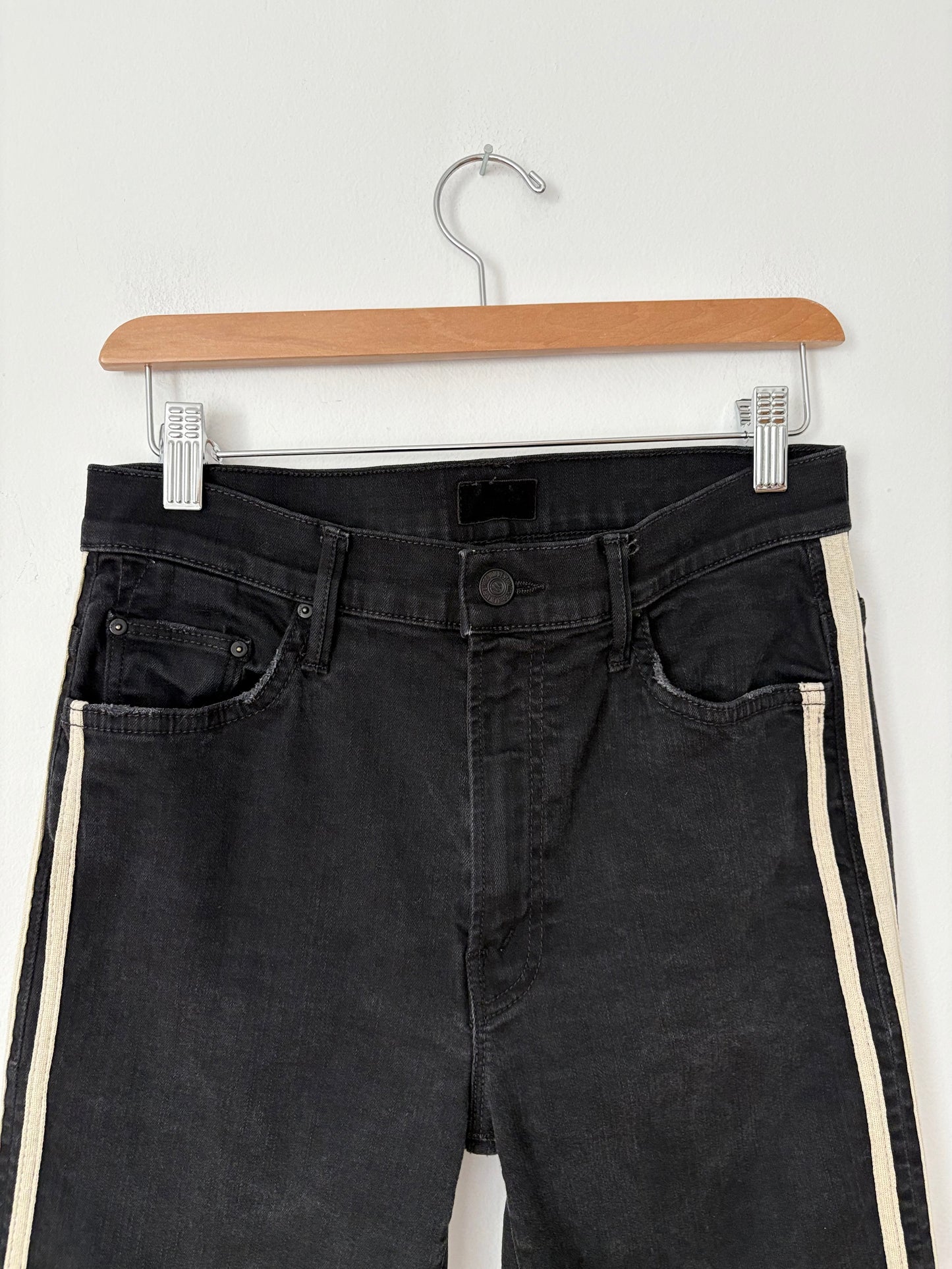 Mother insider crop step fray jeans W27