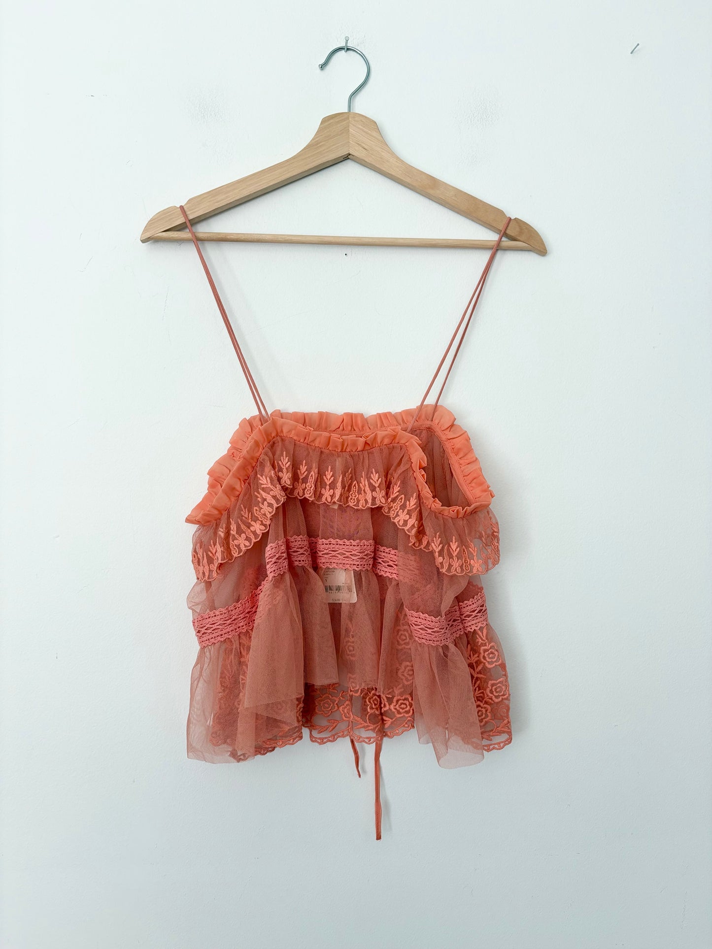 Débardeur brodé Free People Sofia taille S