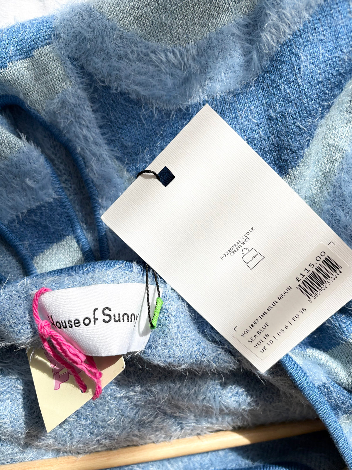 House of sunny blue moon sweater dress Medium