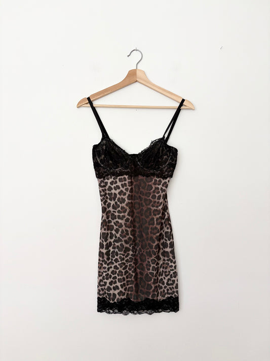 I.AM.GIA calypso leopard mini dress Small