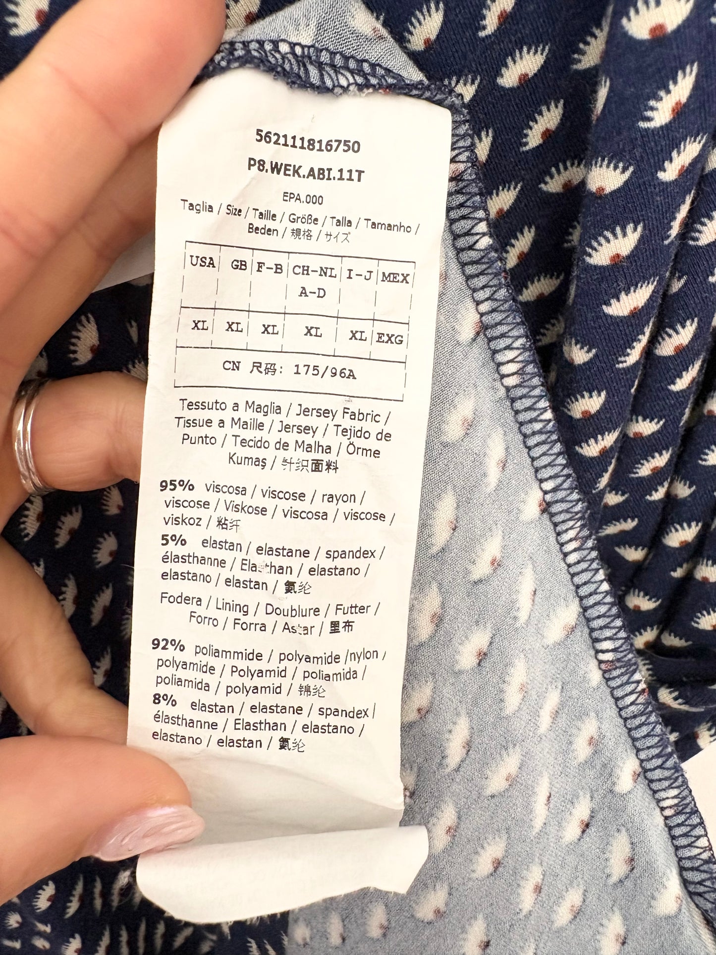 Robe blouson en jersey stretch imprimé Maxmara Weekend XL