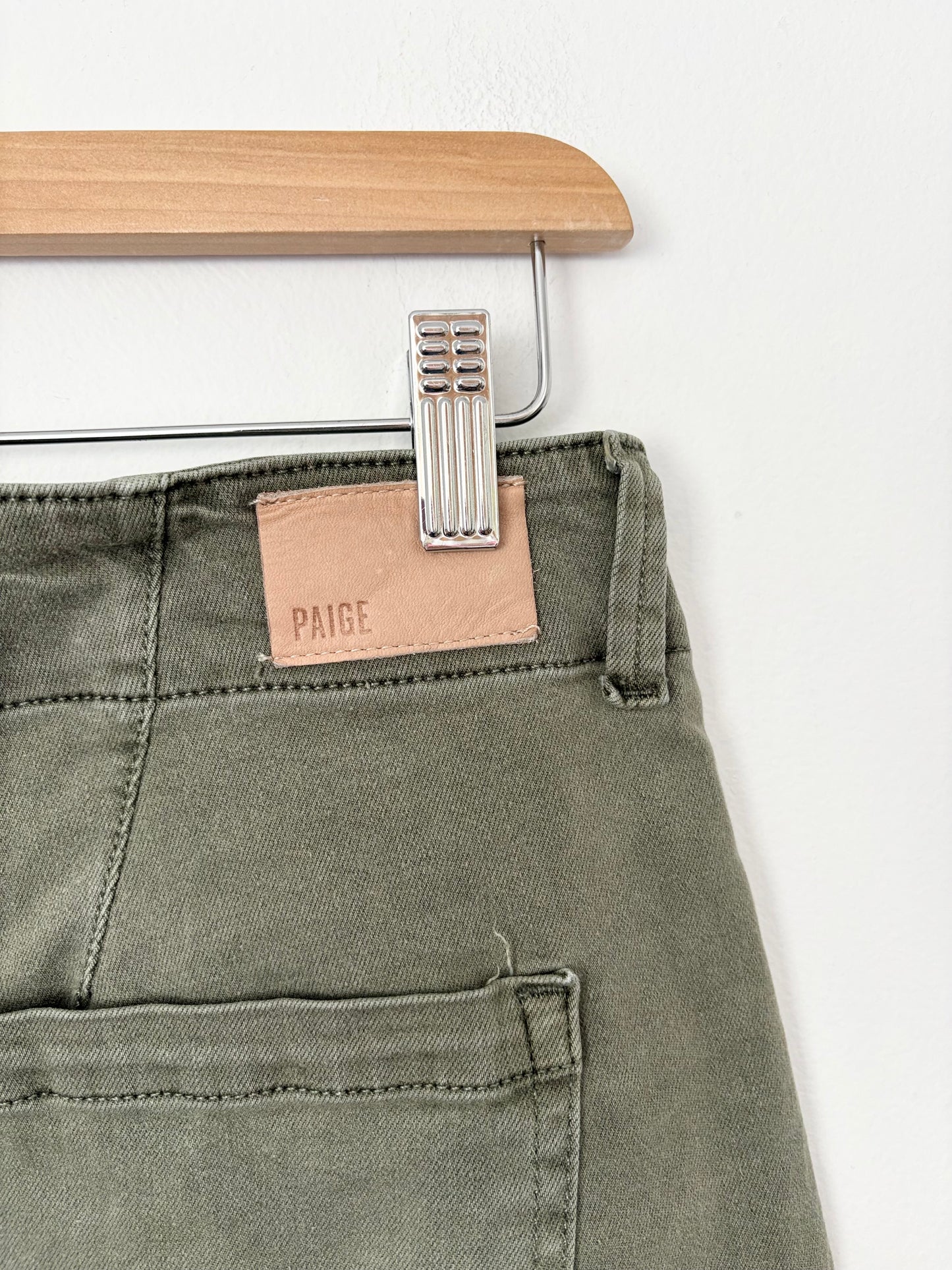 PAIGE Brooklyn seamed wide leg jeans W28/29