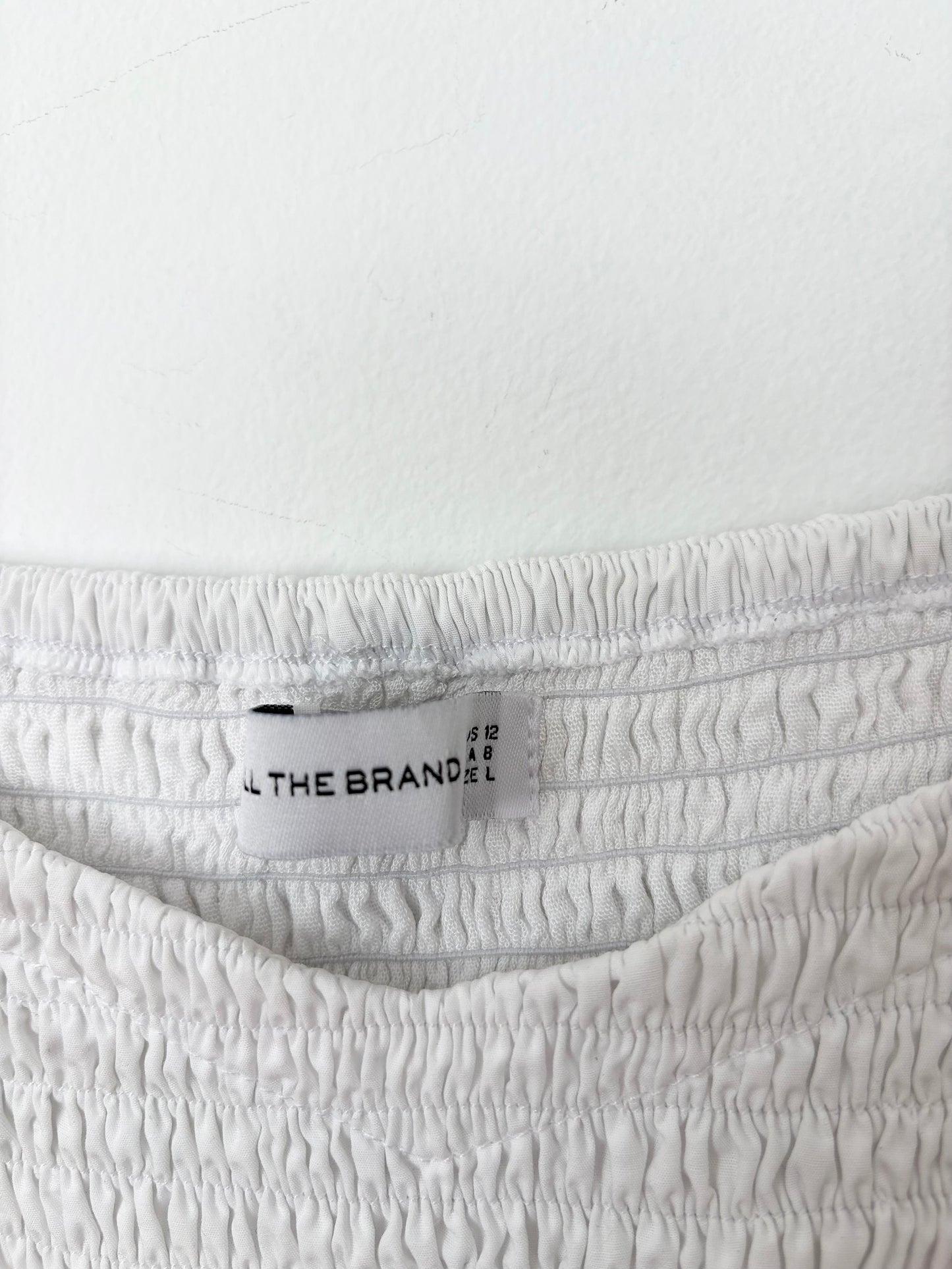 Faithfull The Brand Robe mi-longue smockée Lithana Grande