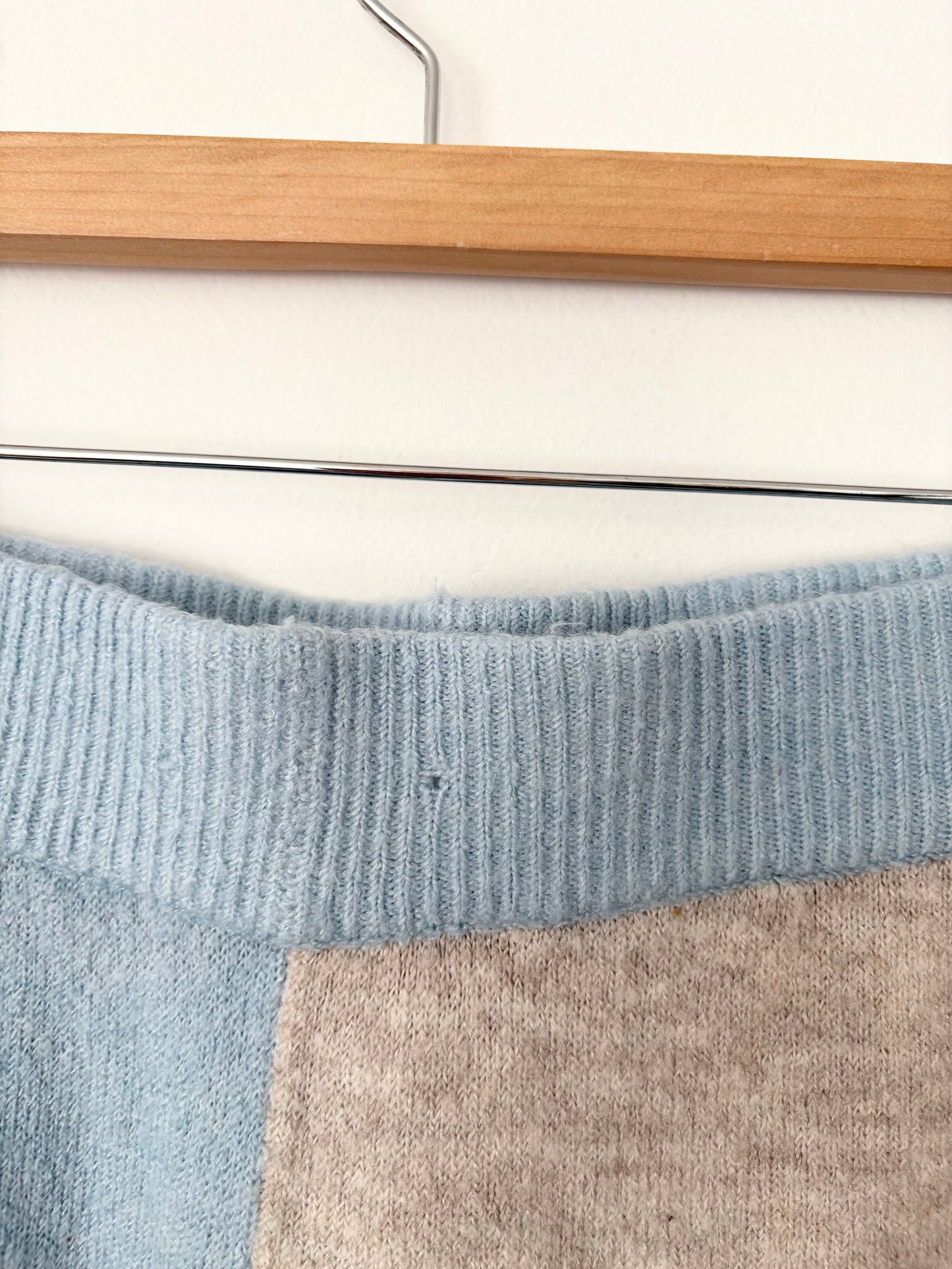 Saturday sunday Leah colorblock sweater set Large