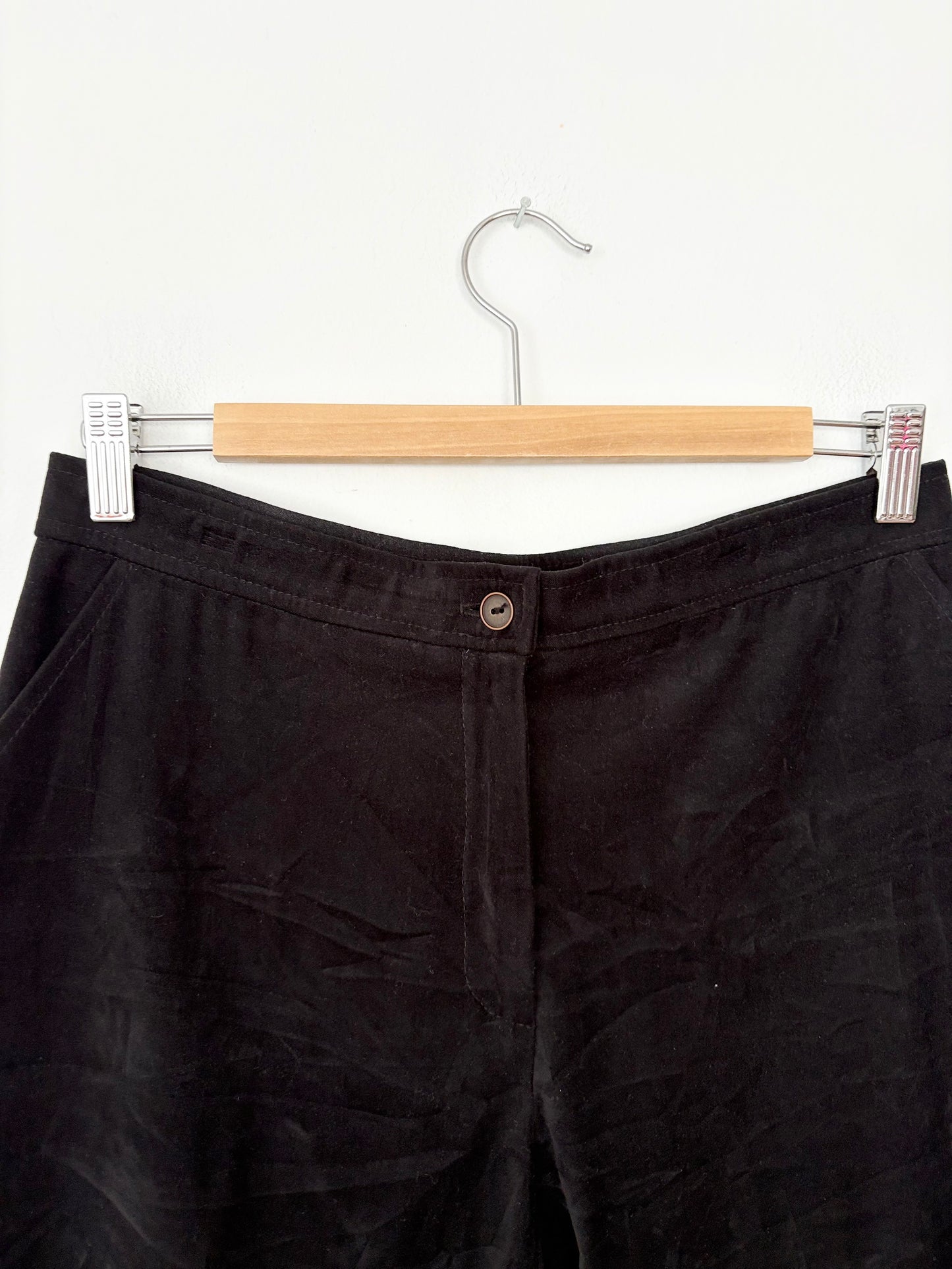 Vintage faux suede straight leg pants W29