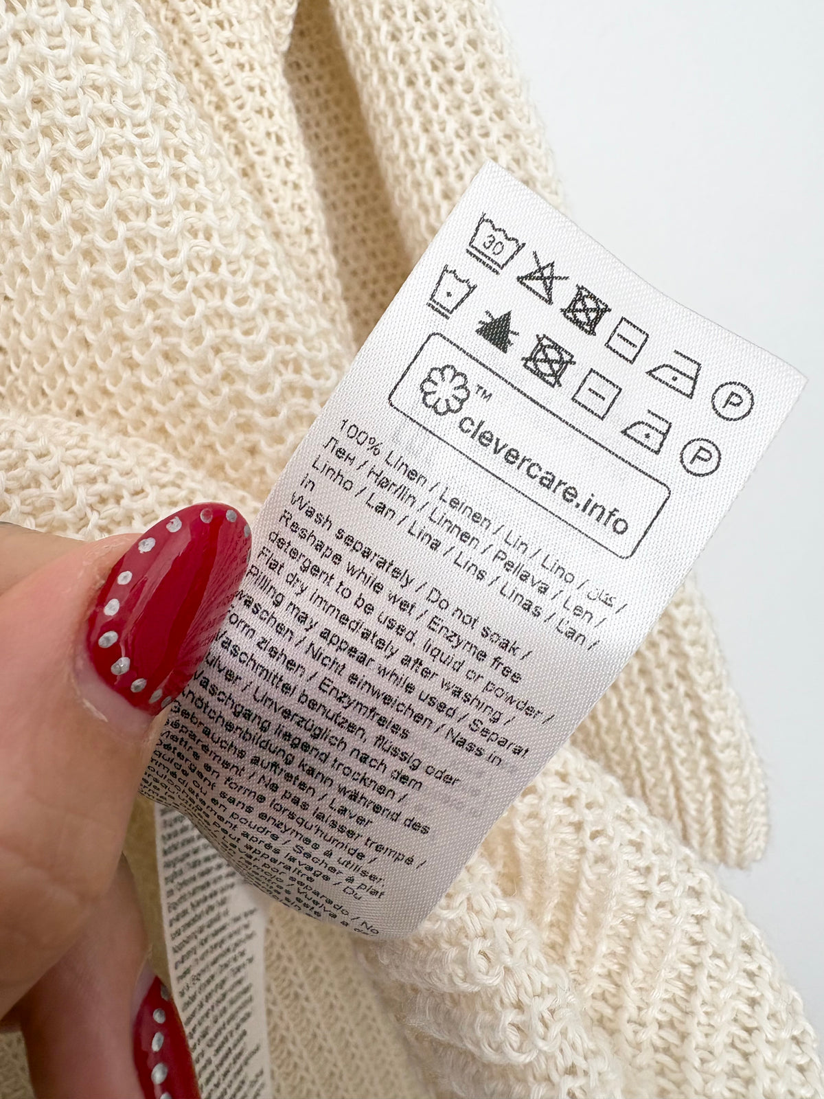 Part Two Copenhagen Netrona linen knit sweater XL