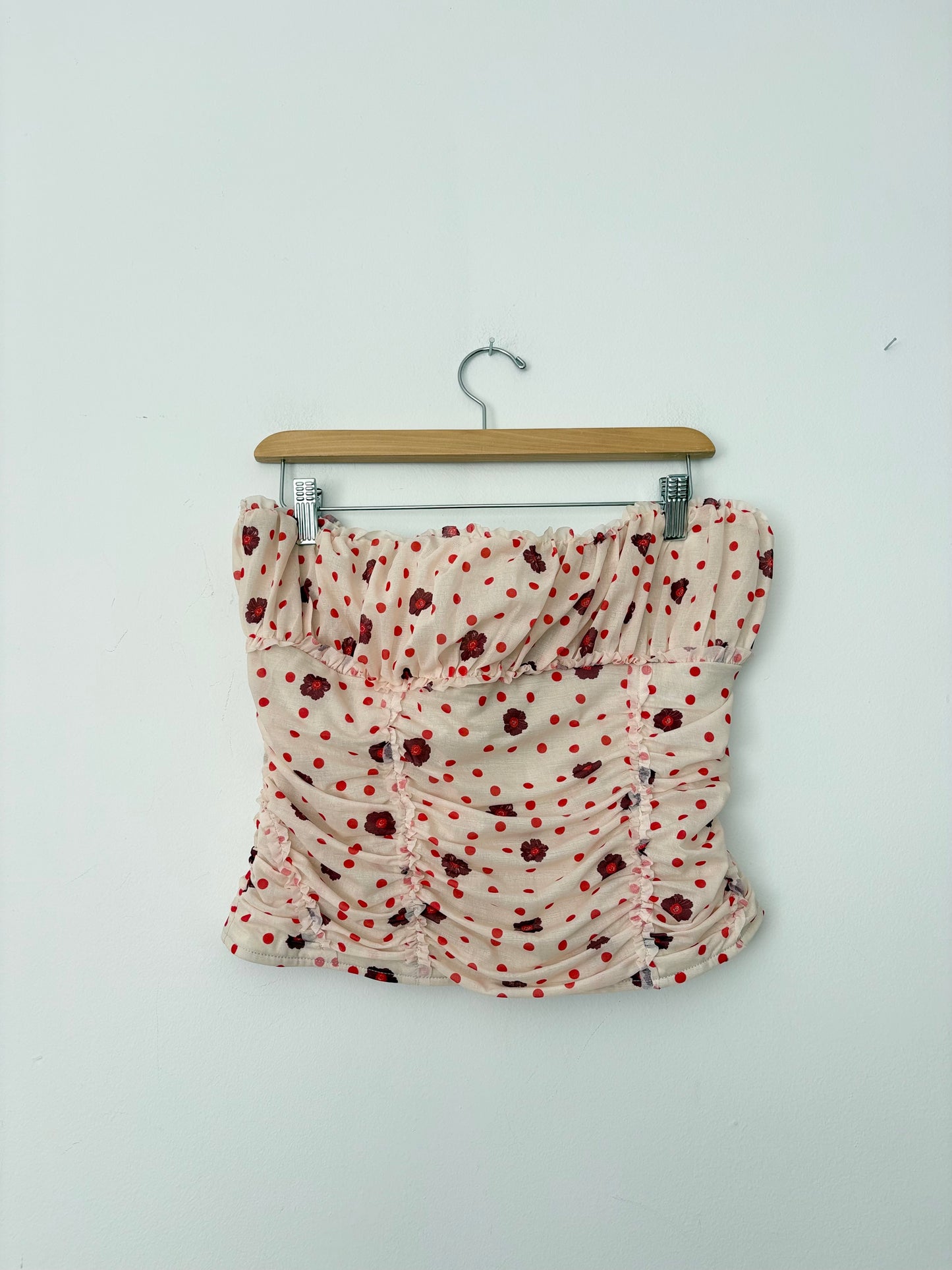 Free People Scottie printed tube top Large