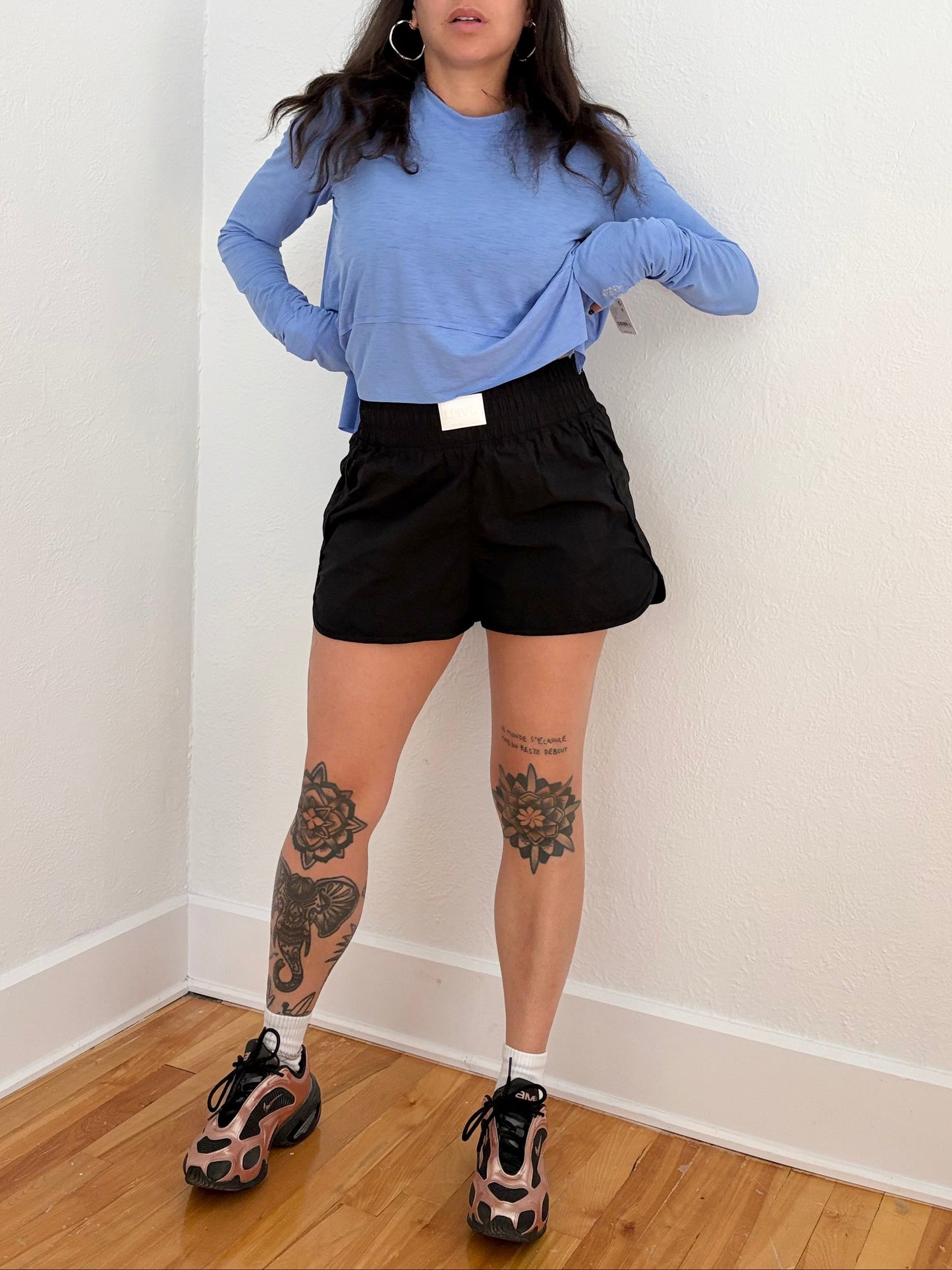 I.Five high waist running shorts