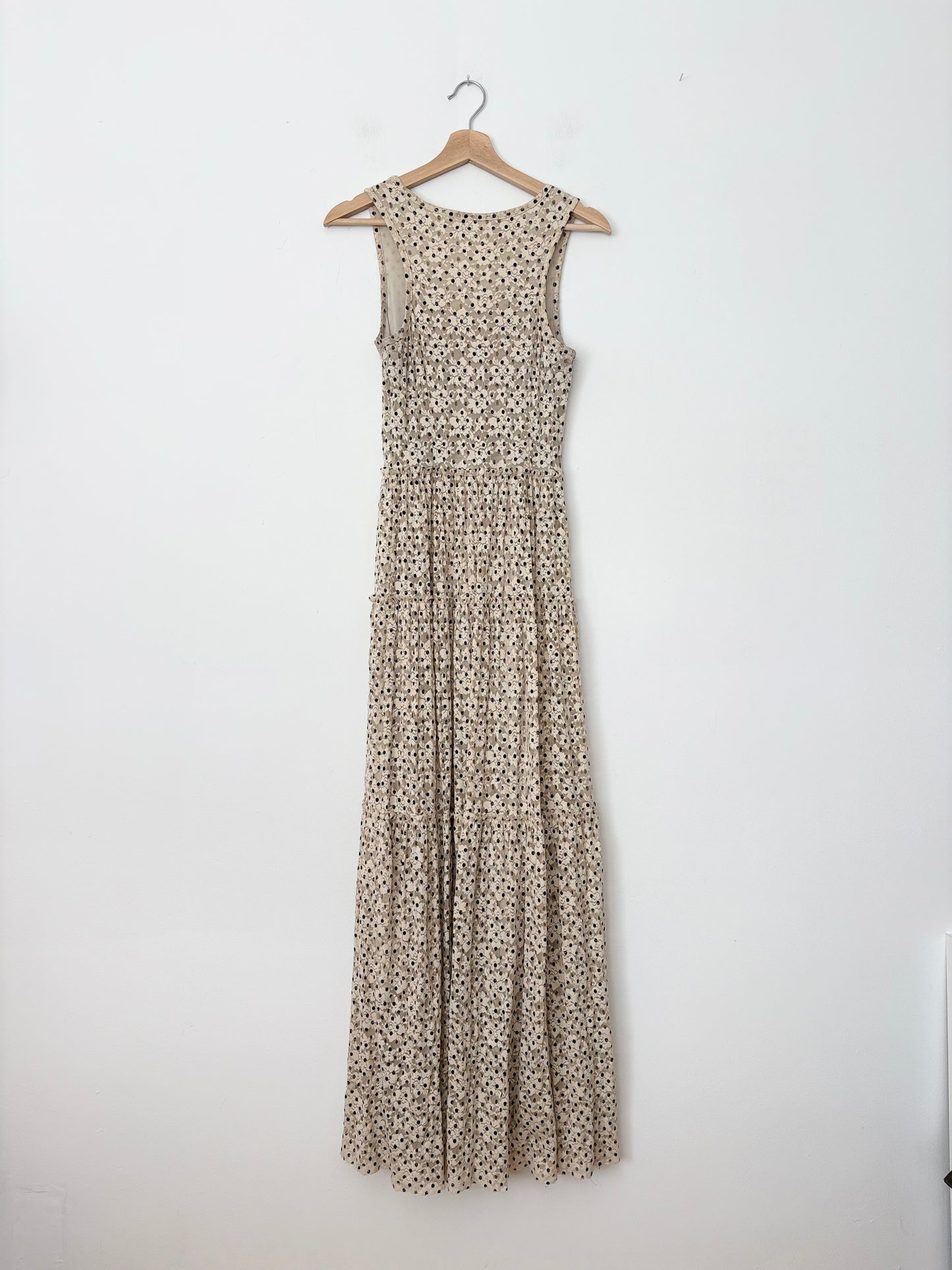 Robe longue en dentelle Marigny Anthropologie Meadow Rue, taille S