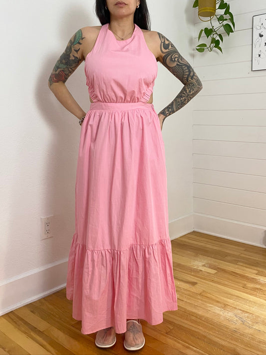 English Factory open back maxi dress Small