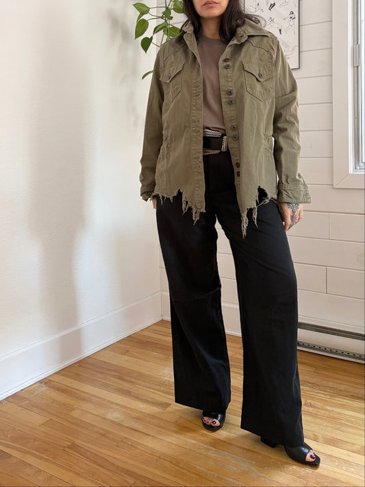 Veste en jean délavée Free People Moonchild, taille XS/S