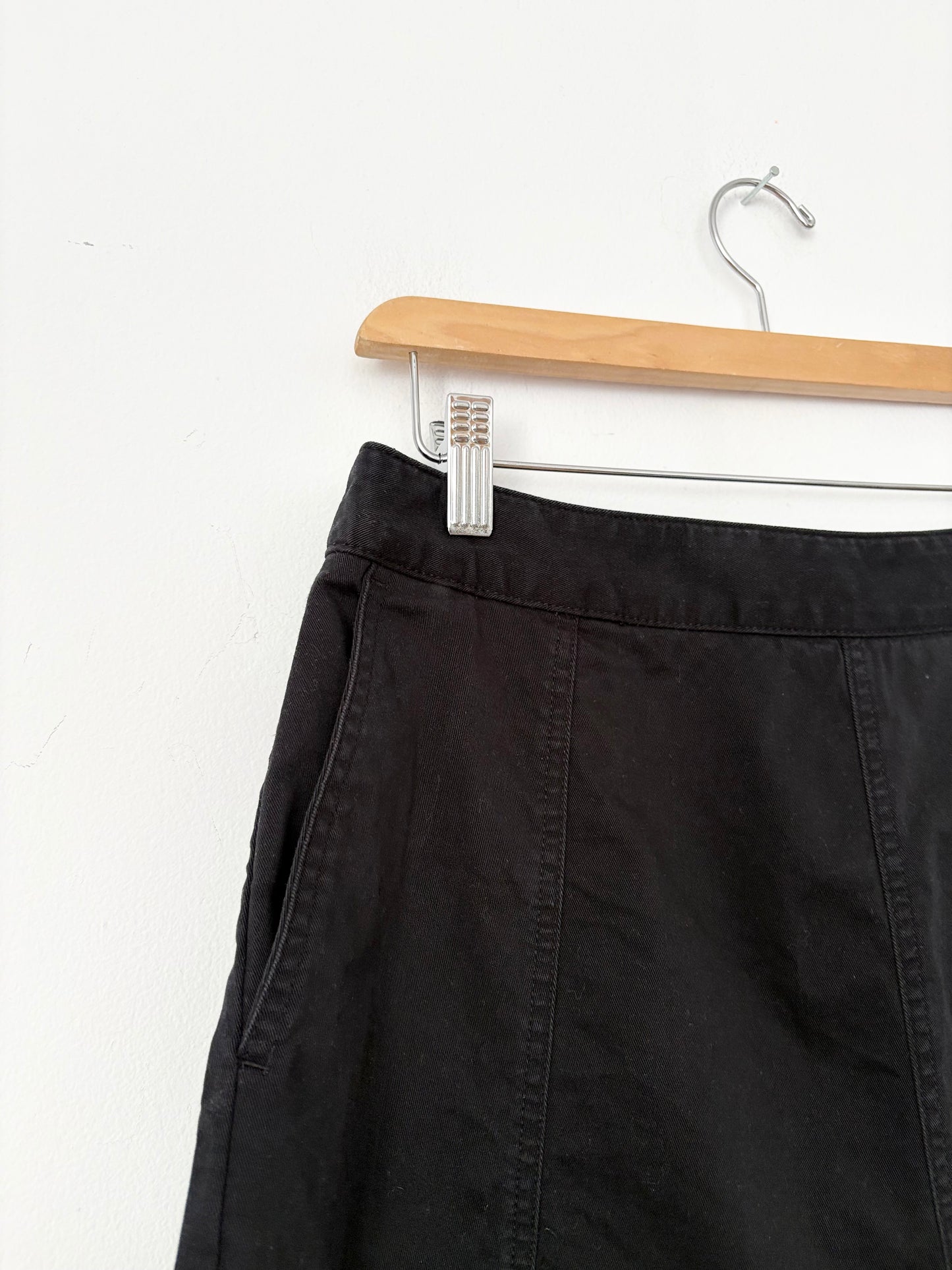 Jupe midi évasée LL Bean style années 2000, taille M/L