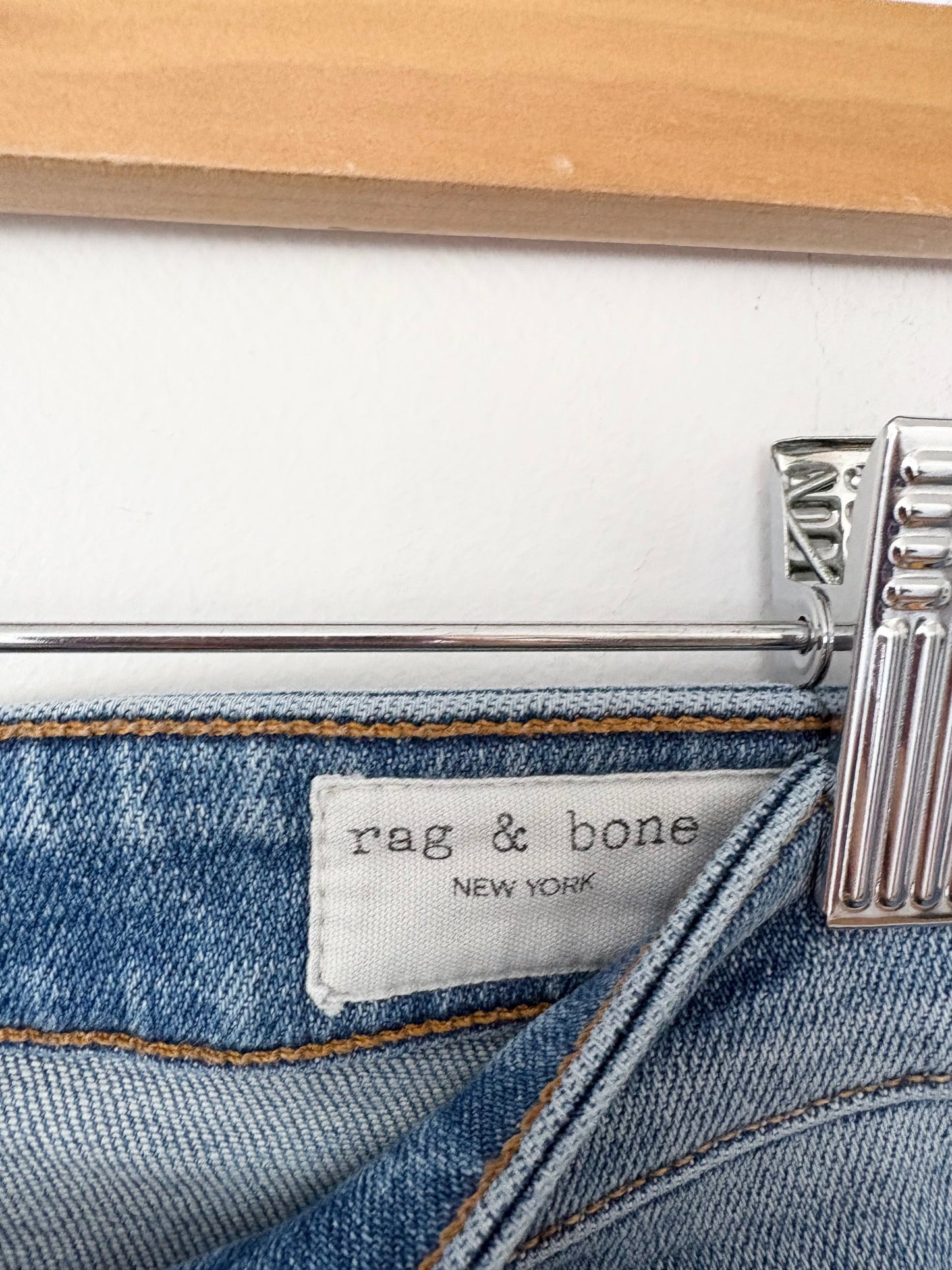 Rag & Bone Nina high rise ankle flare jeans W27