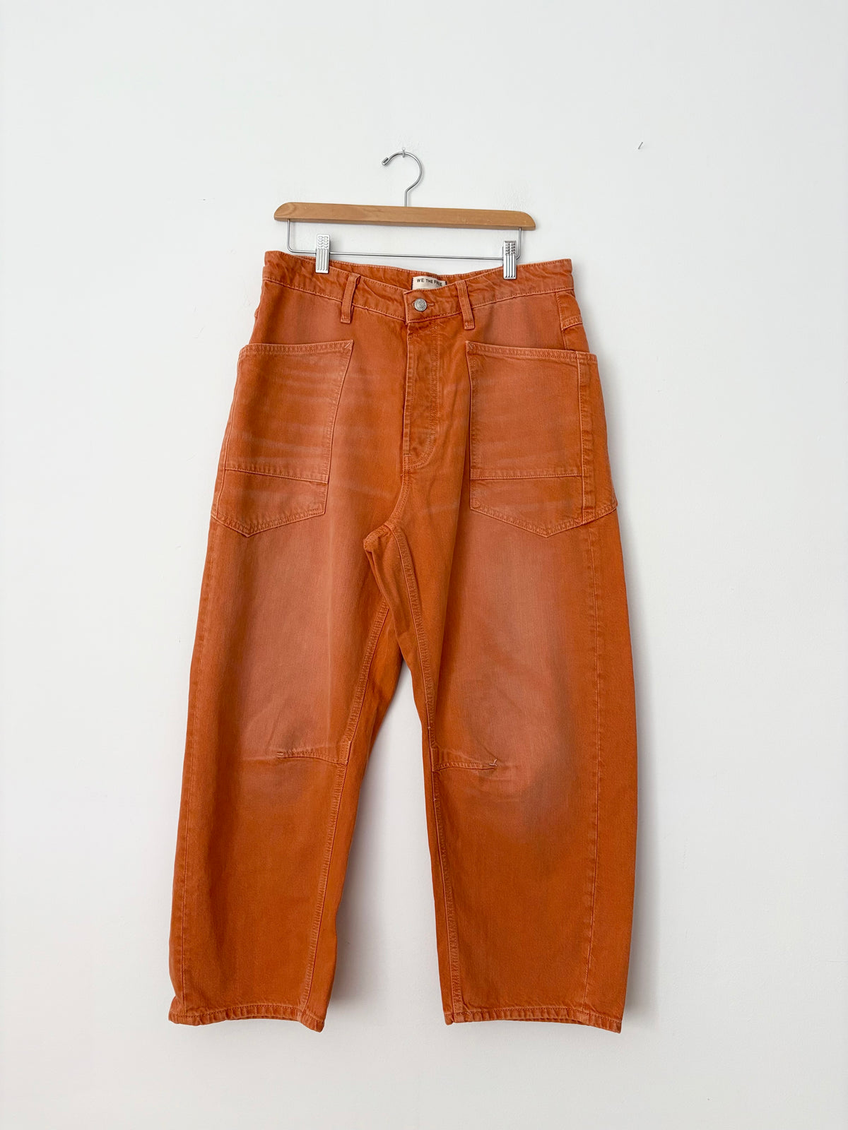 Jean tonneau minimaliste Moxie de Free People, taille 30