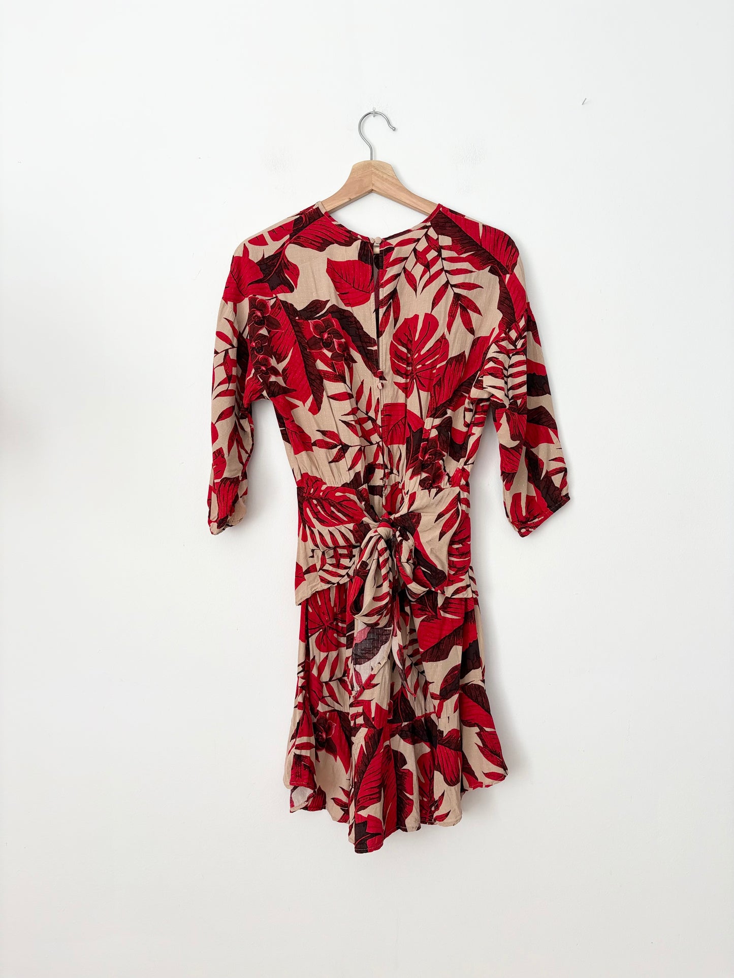 Robe florale à volants H&M X Johanna Ortiz XS