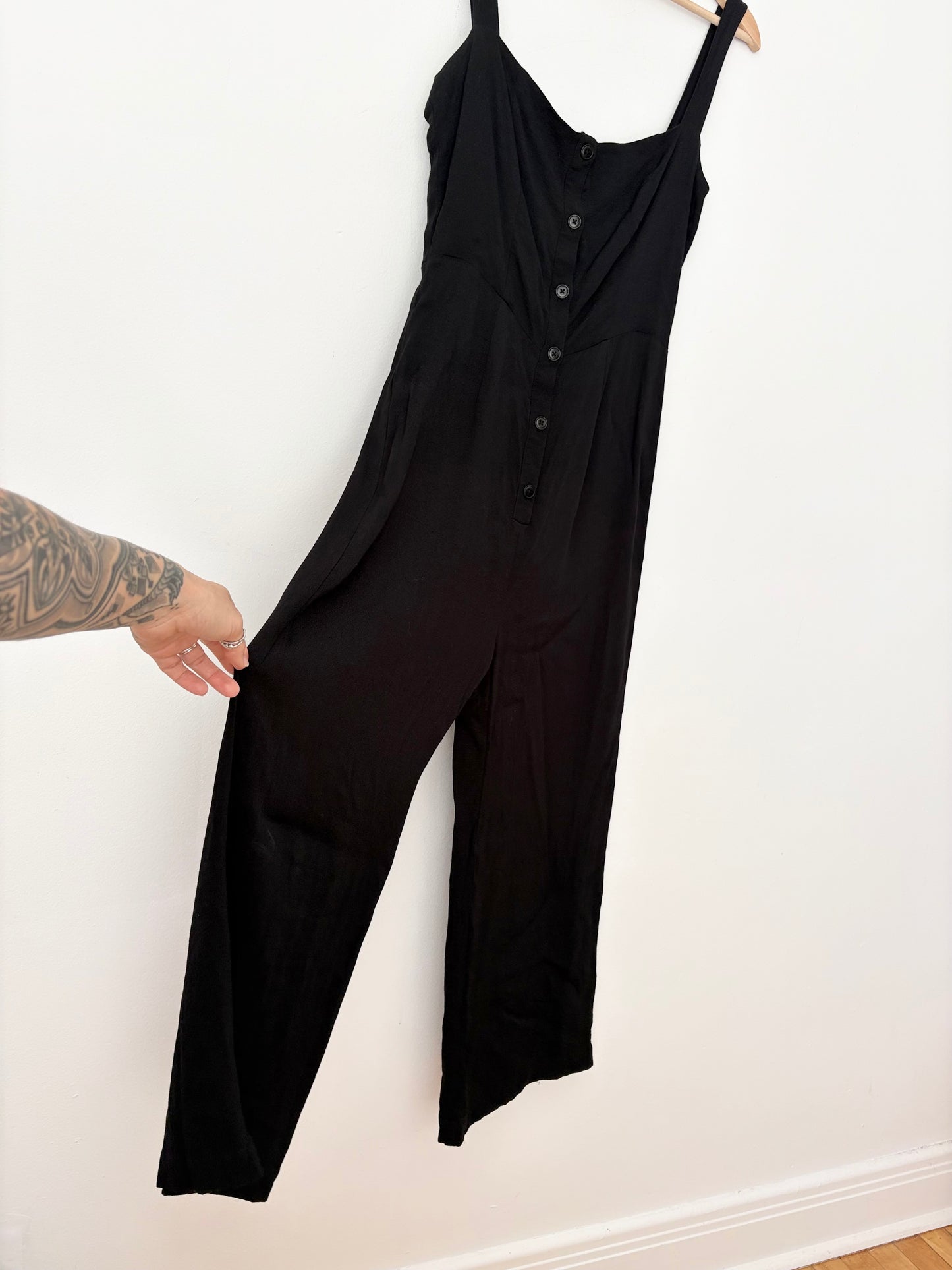 Reformation Della crop jumpsuit Small