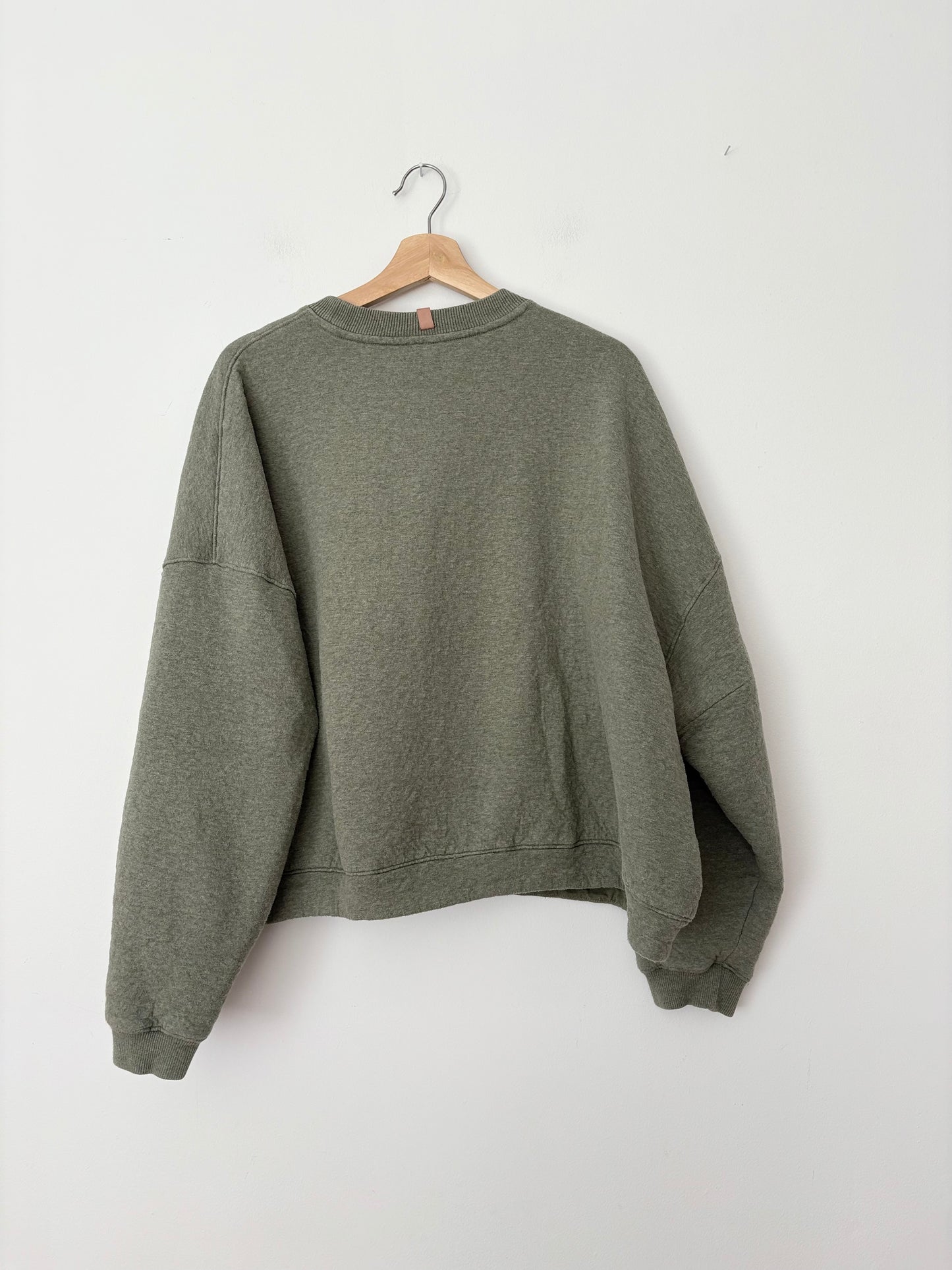 Lunya restore double faced crewneck sweatshirt XL