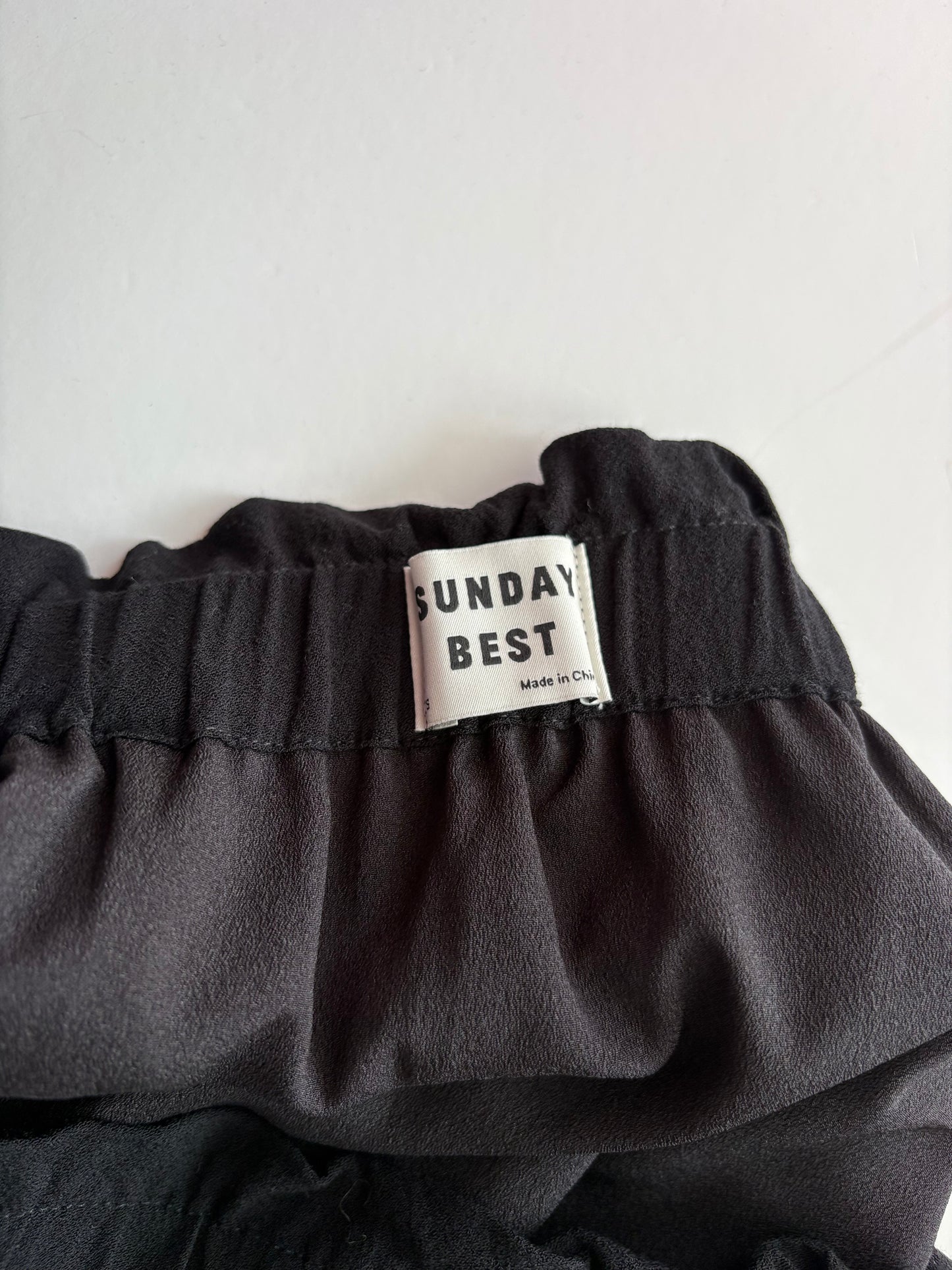Sunday Best tiered mini skirt Small