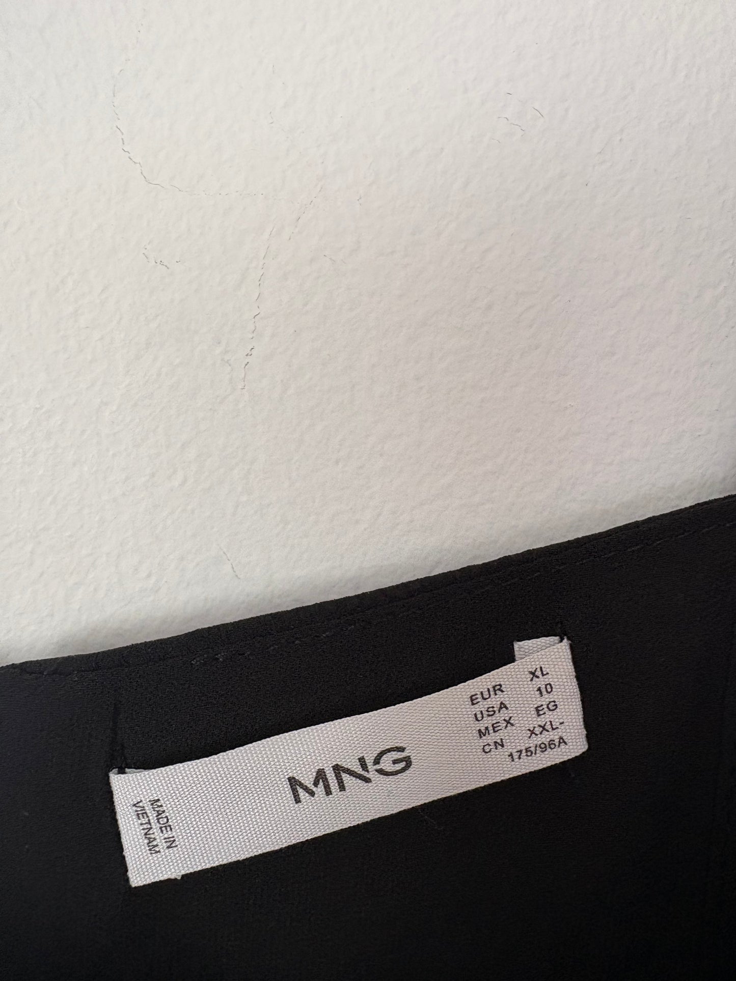 Mango chiffon babydoll dress XL