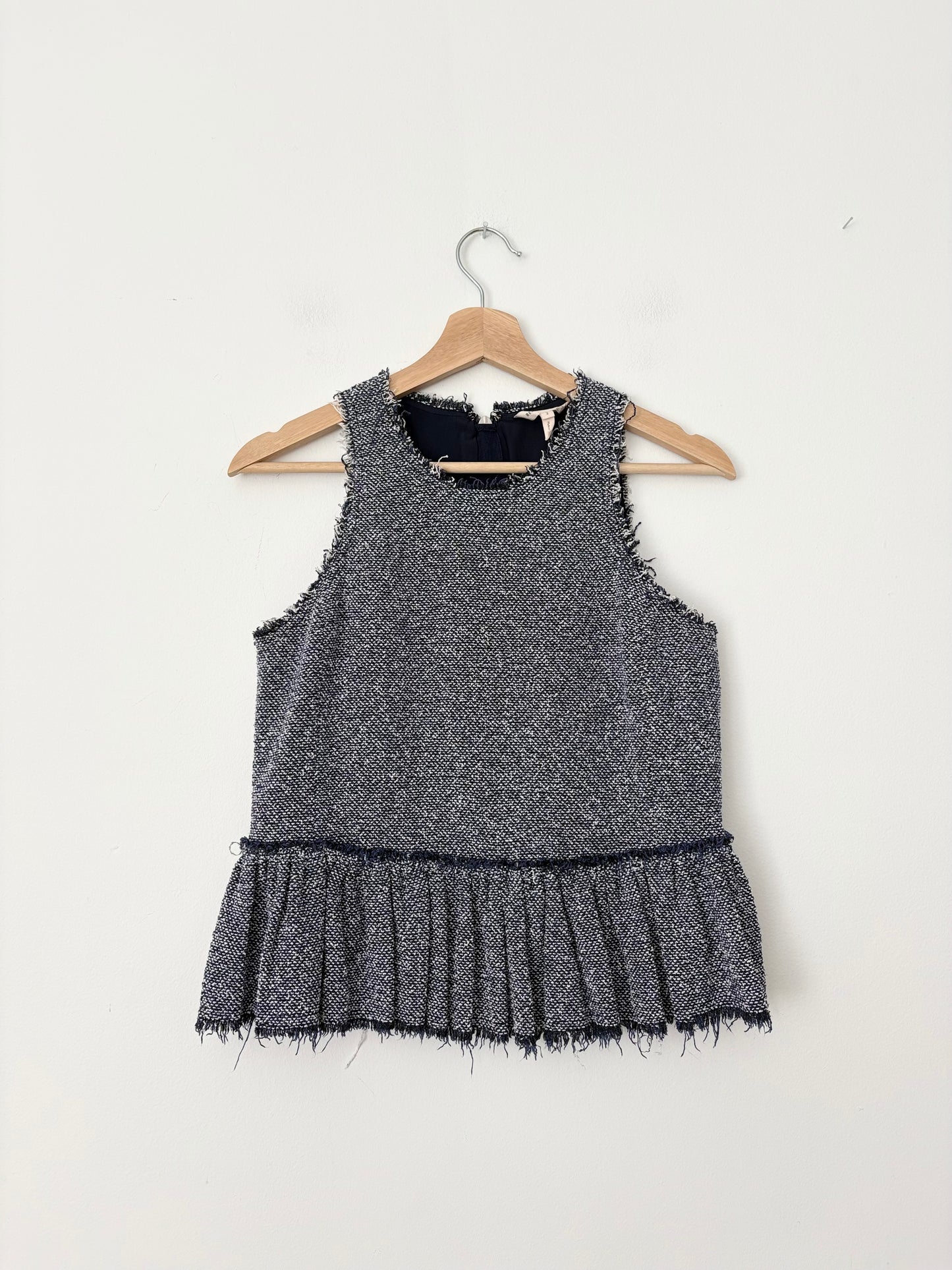 Haut sans manches en tweed Rebecca Taylor XS/S