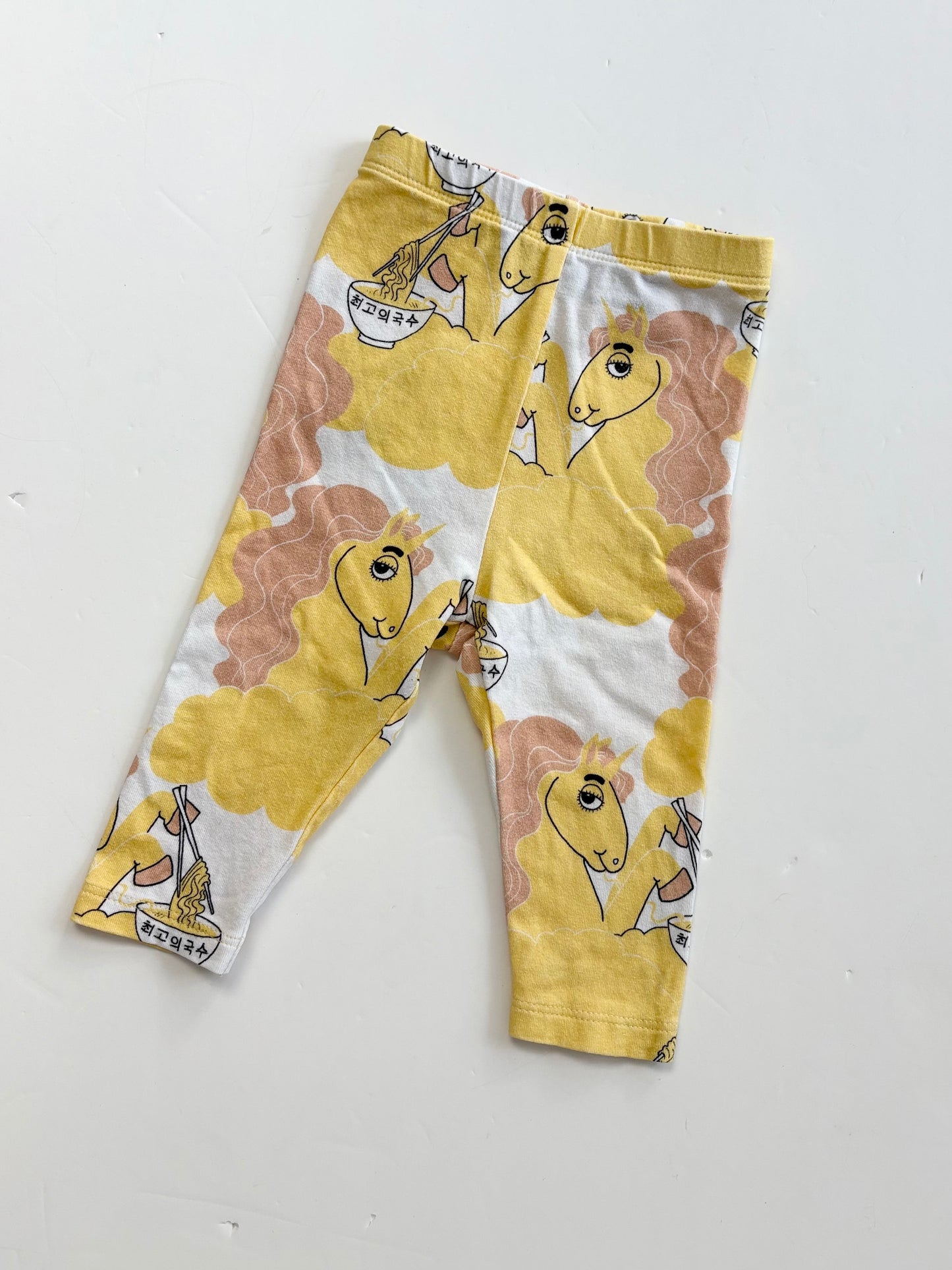 Mini Rodini unicorn leggings 3/6months
