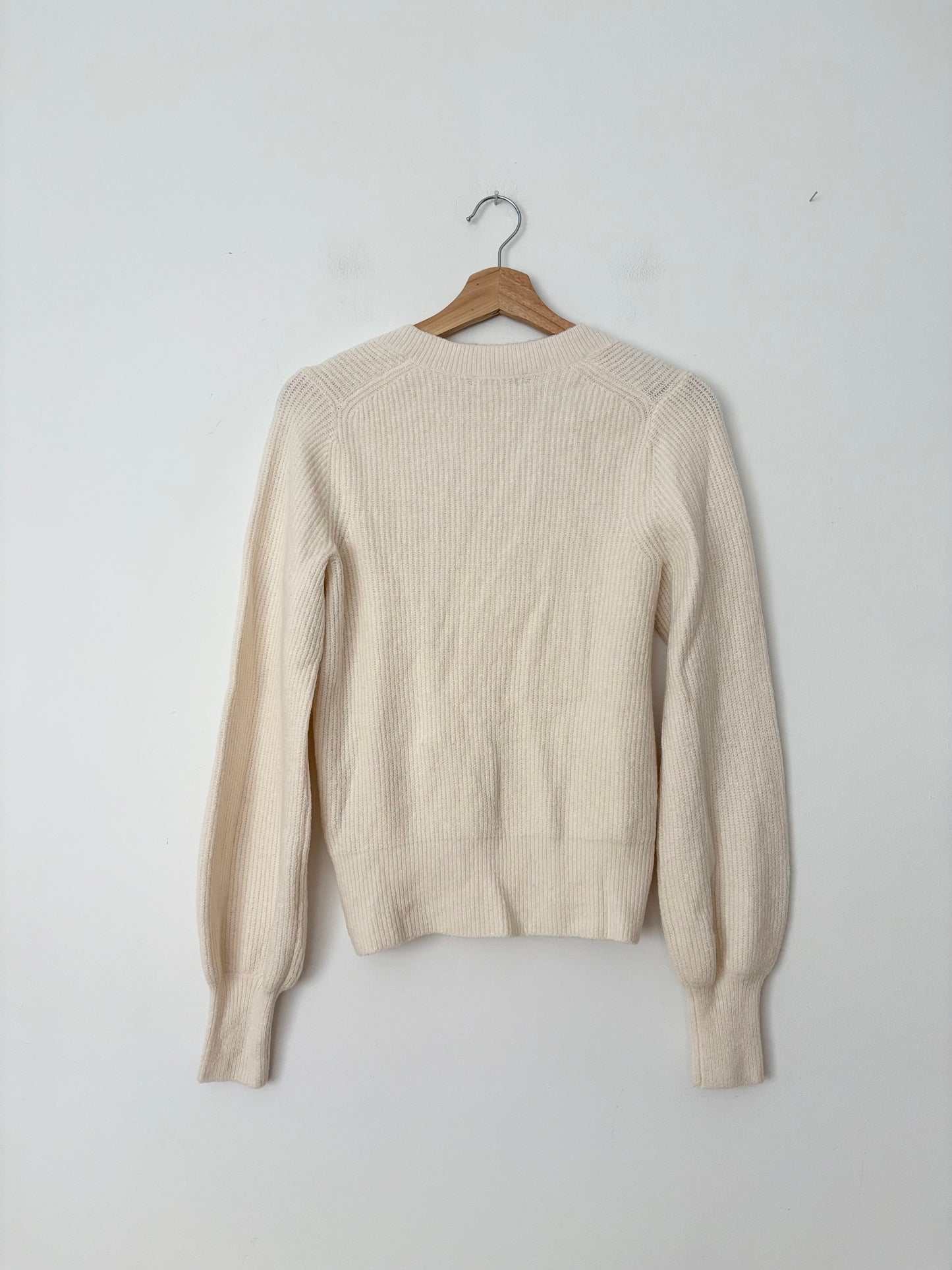 Pull Madewell Melwood à col carré en laine mélangée, tailles XS à M