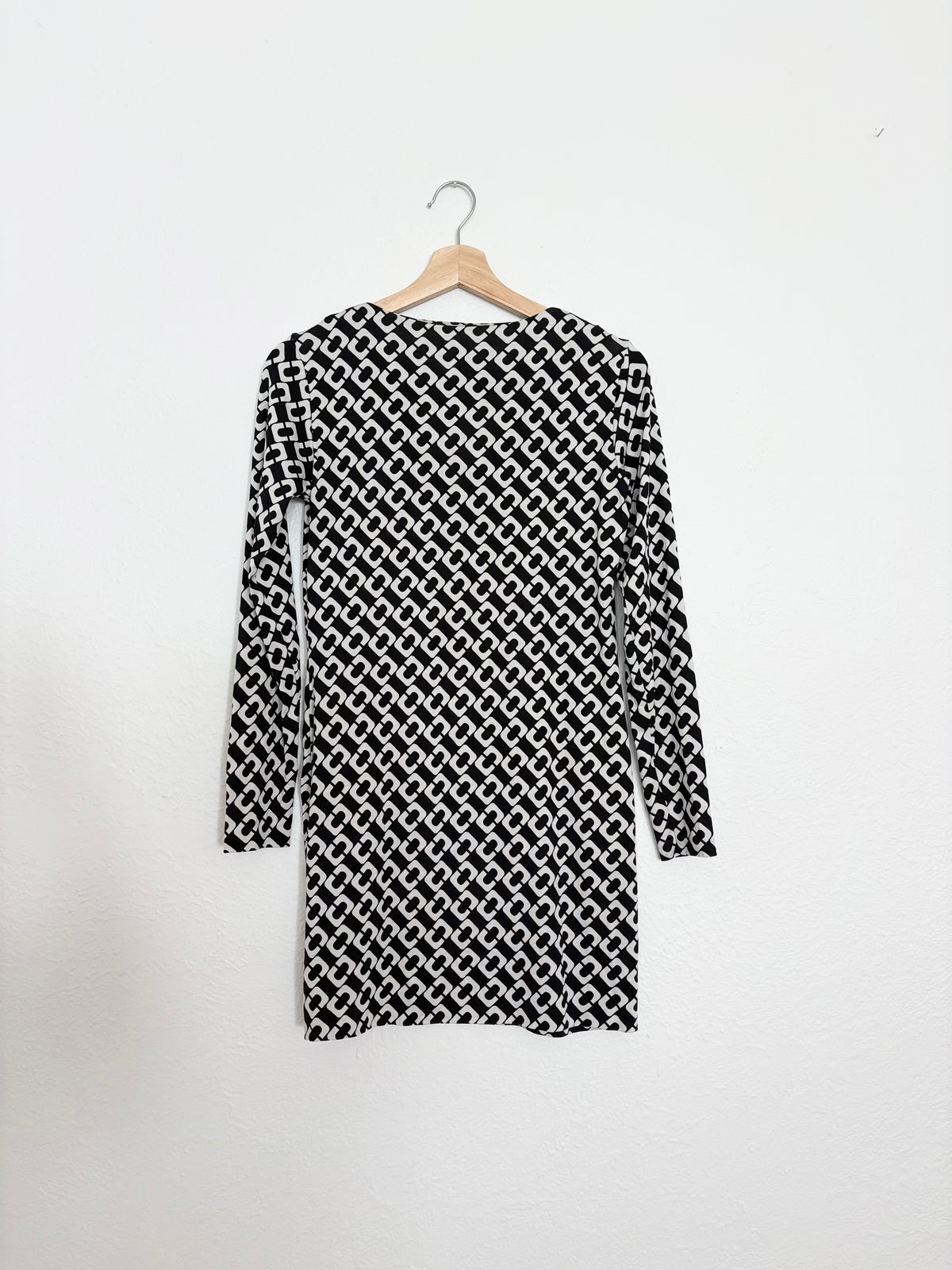 Mini-robe rétro en soie Diane Von Furstenberg Taille S