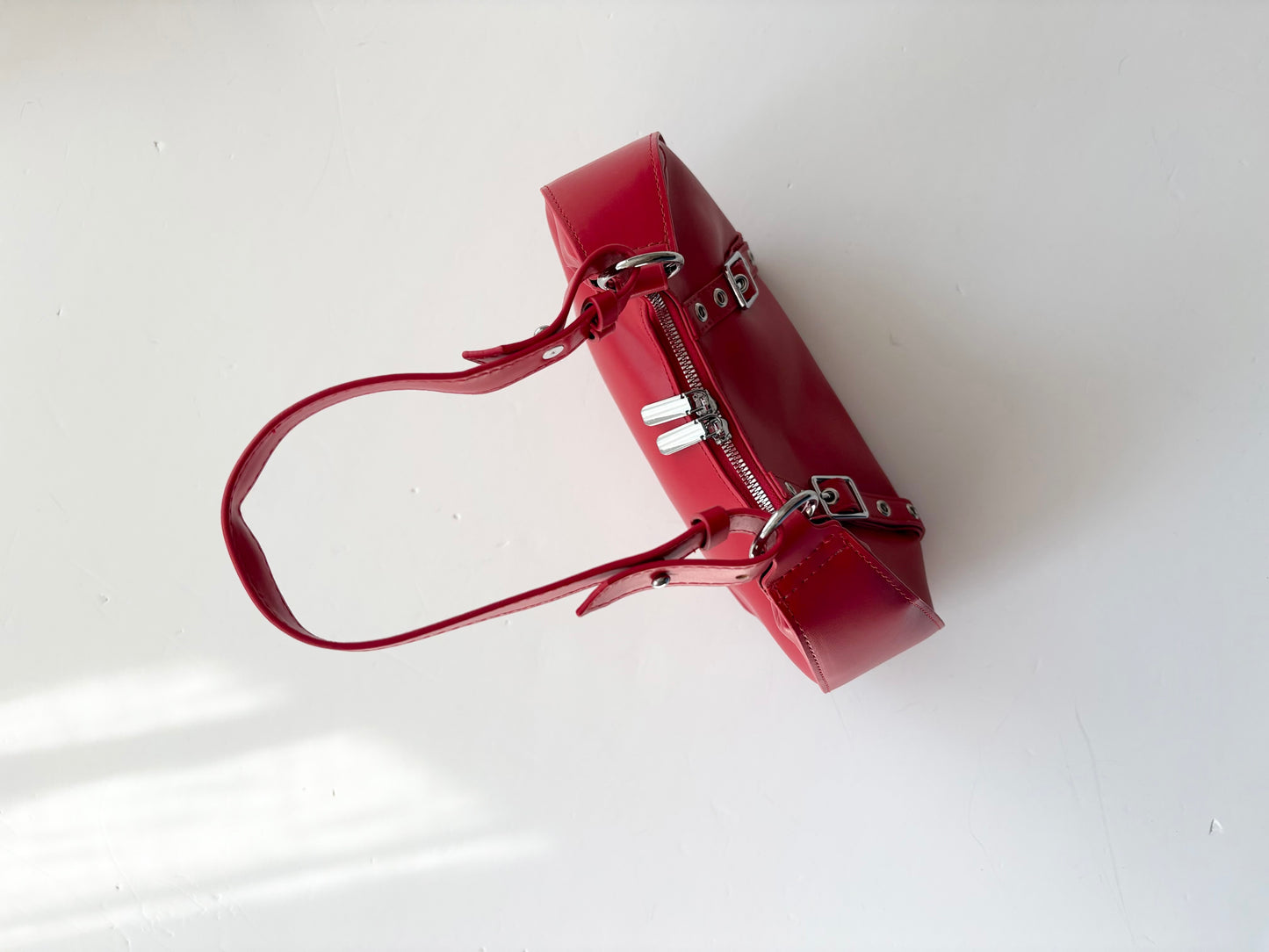 8 other reasons Delphine double buckle shoulder bag
