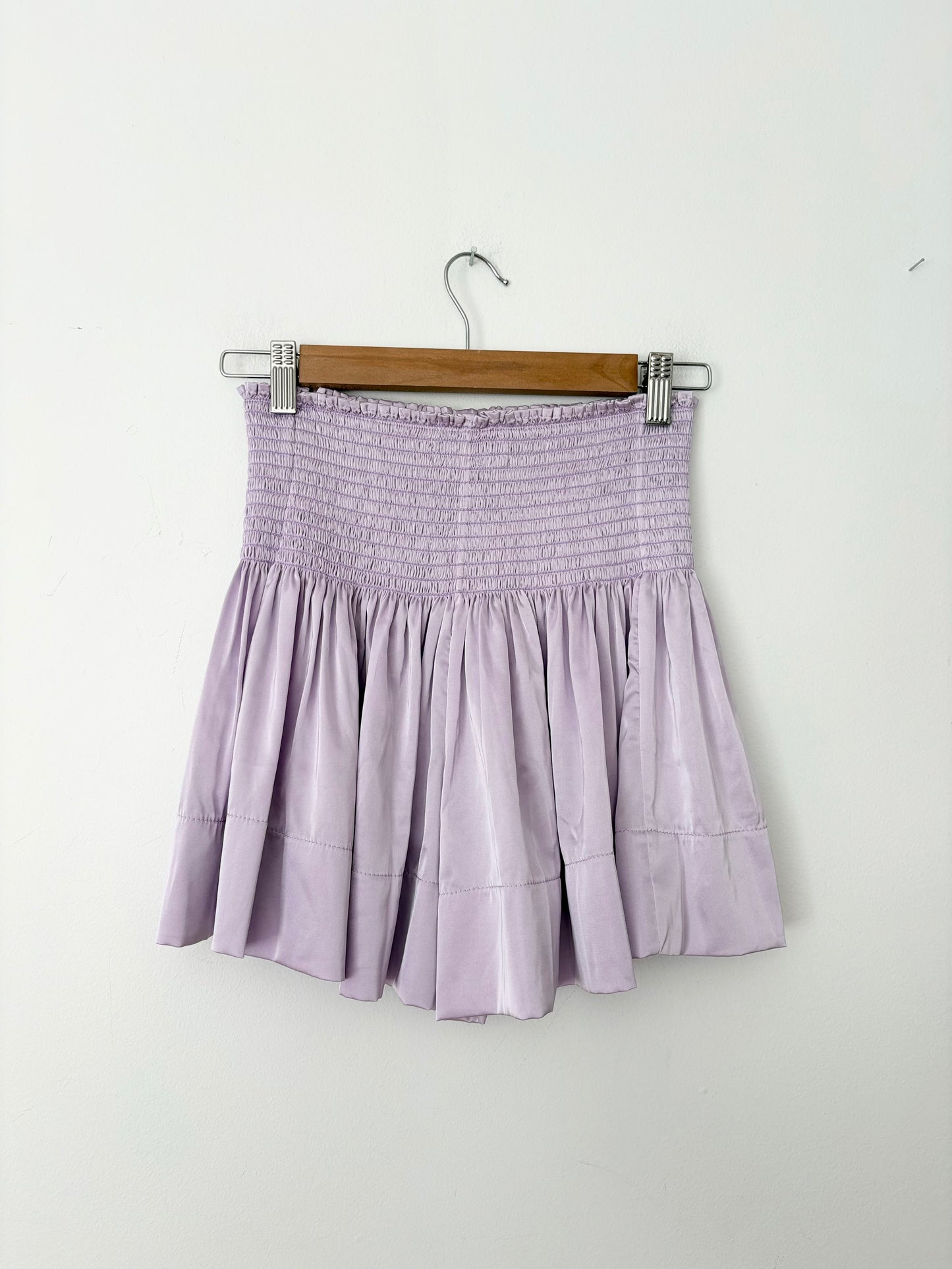 Natural life satin skort Small