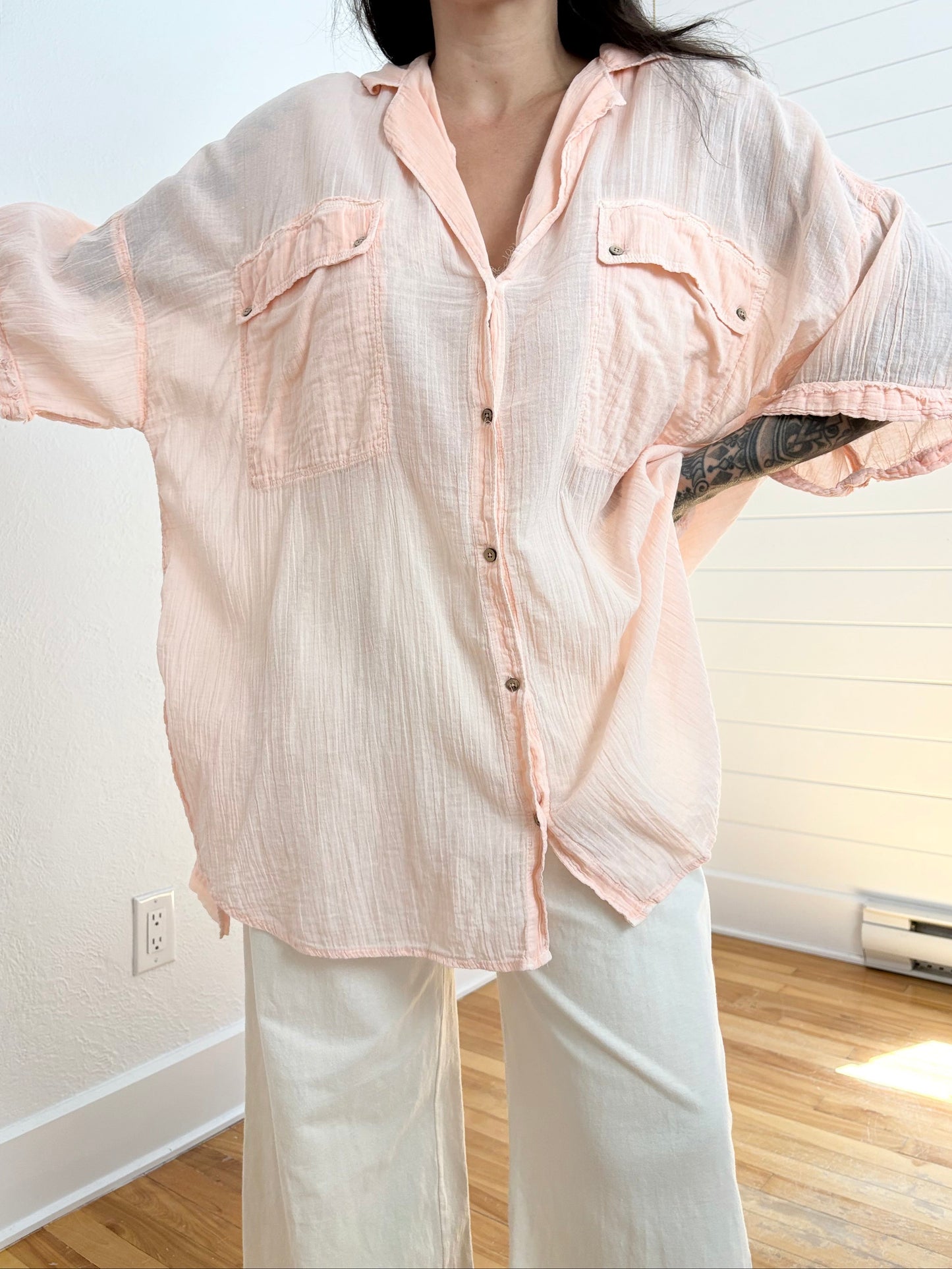 Free people sleep talk shirt Large