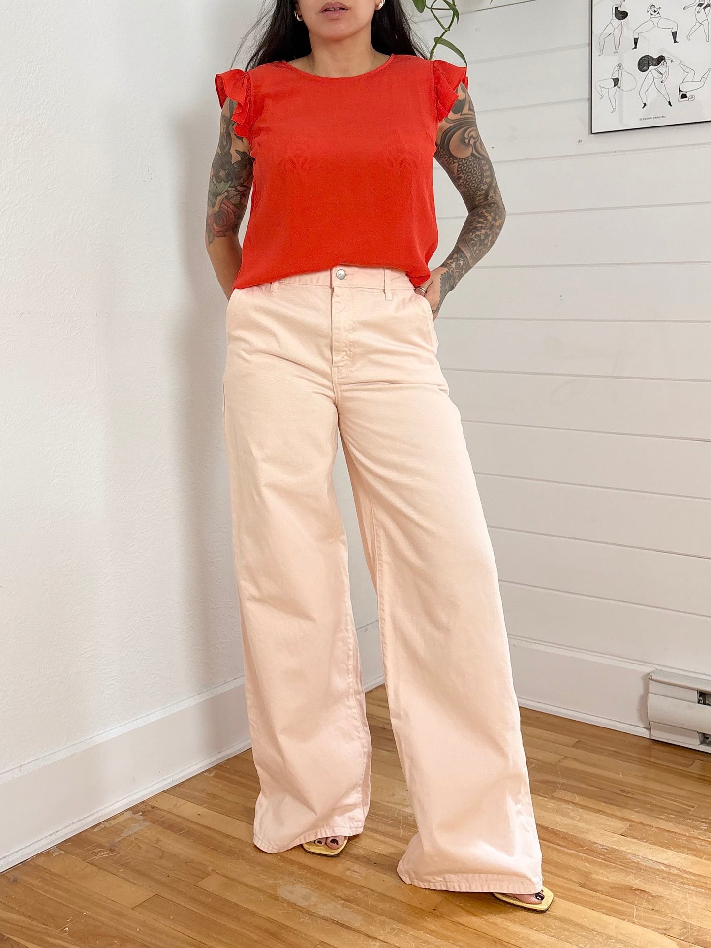 Twinset silk blend top Medium