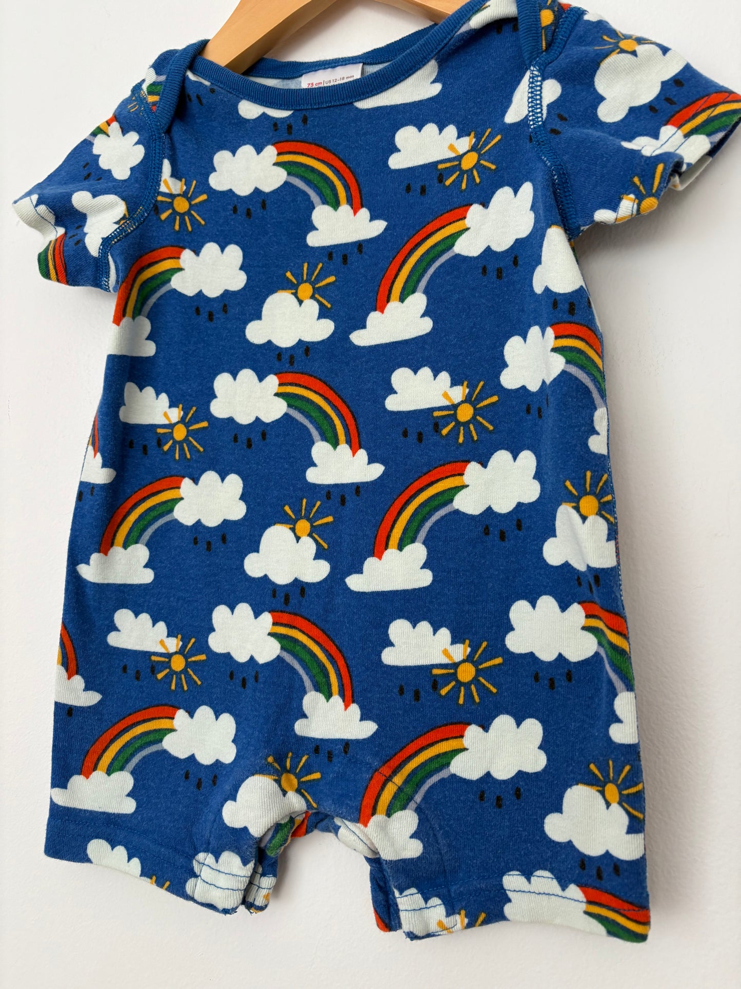 Hanna Anderson rainbow romper 18months