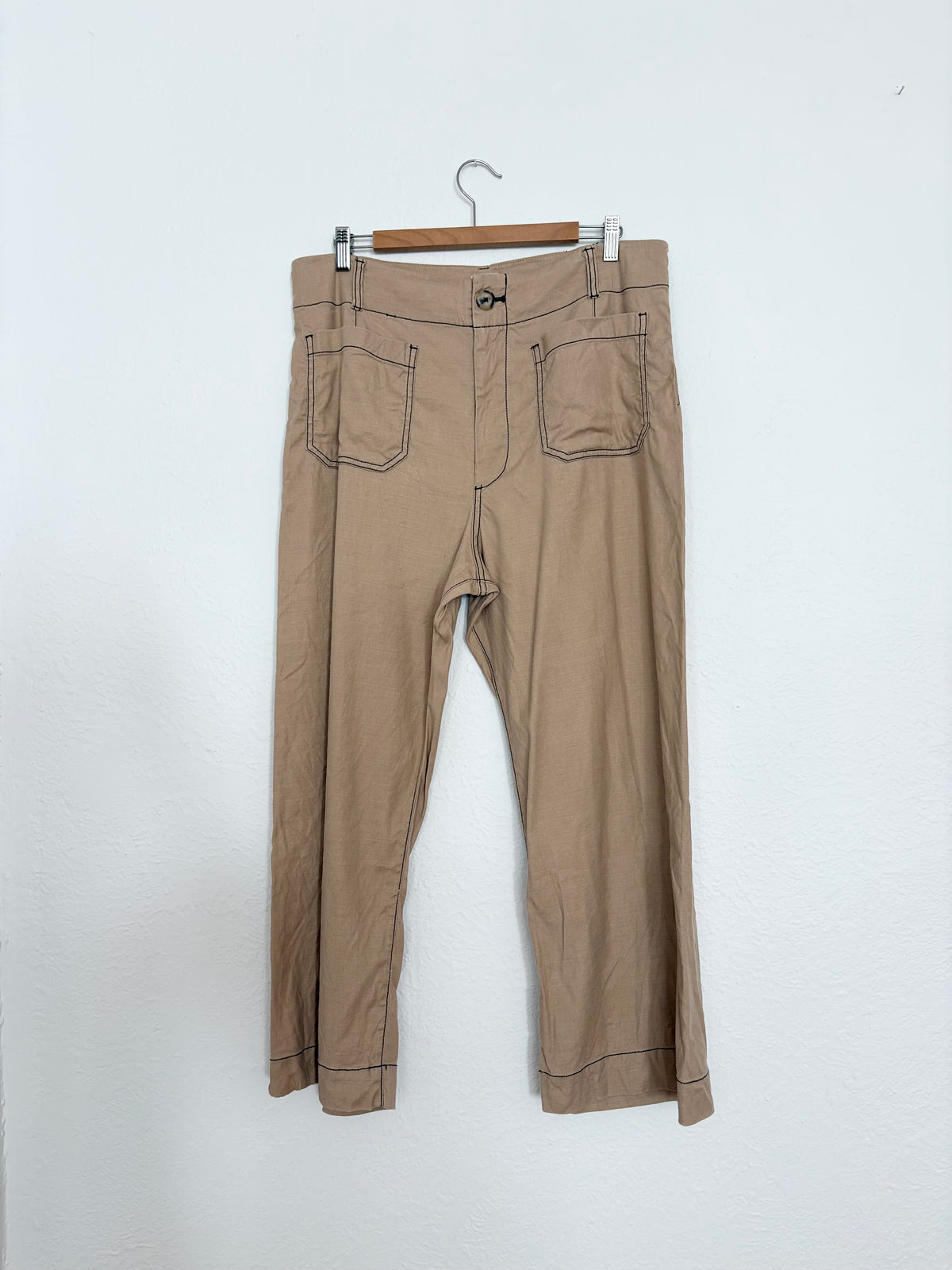 Maeve the colette contrast stitch pants W33