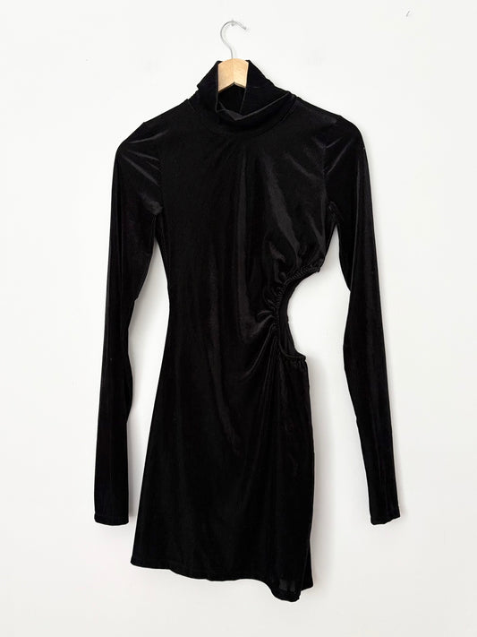 AFRM velvet lorin cut out dress XS