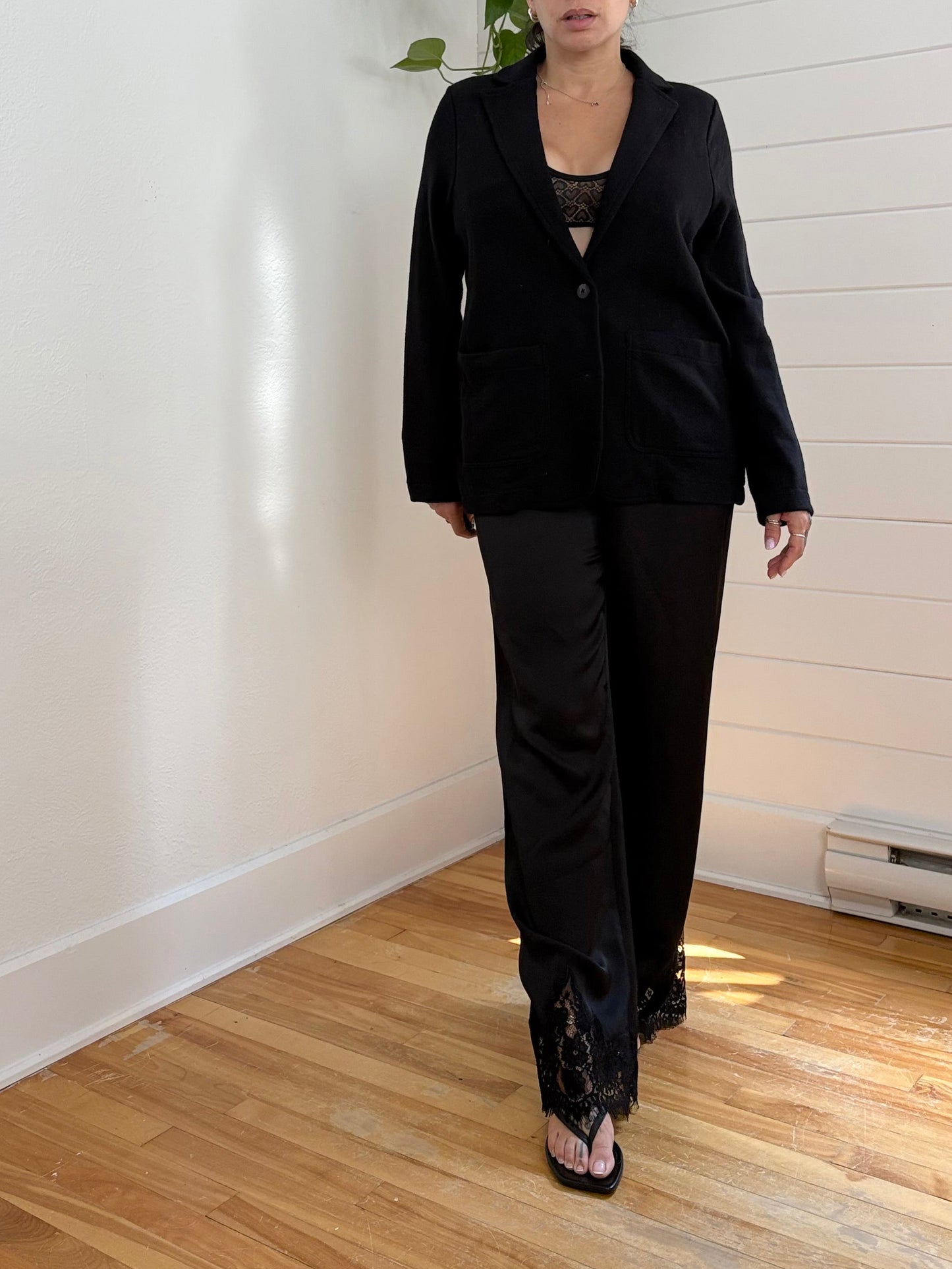 Blazer décontracté en maille Caslon Taille M