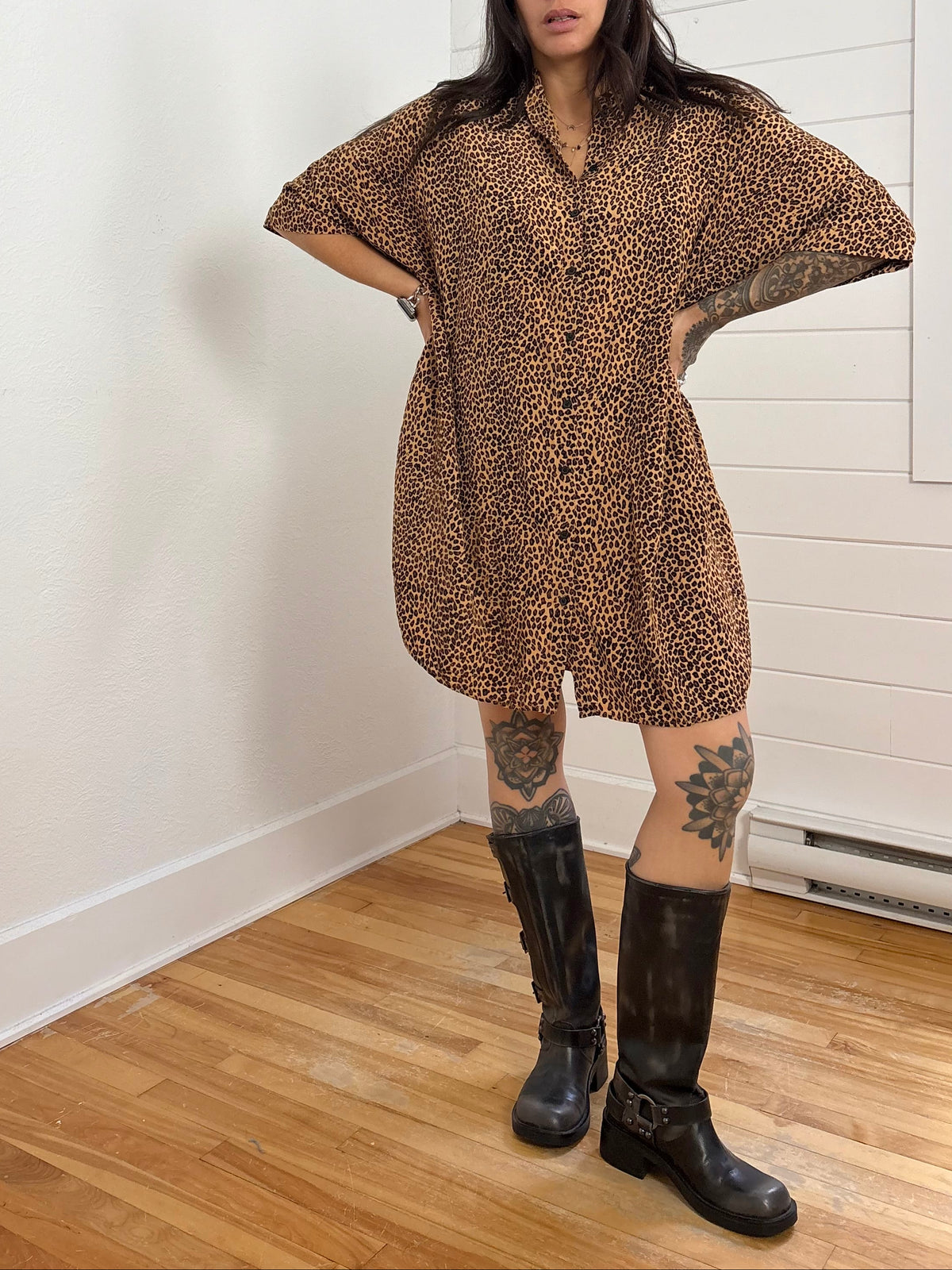 & Other stories button down boxy dress M/L