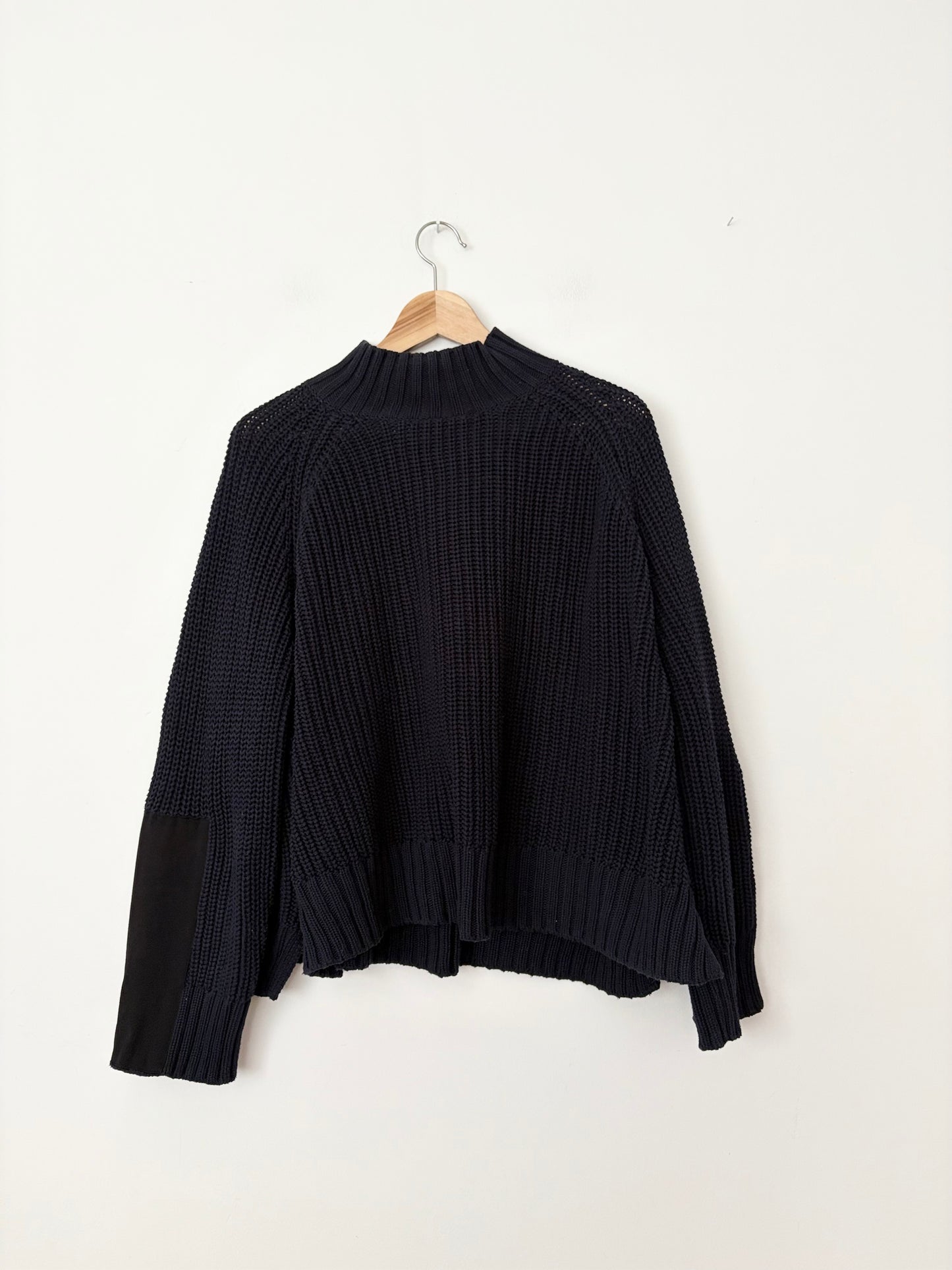 525 America navy cable knit sweater L/XL