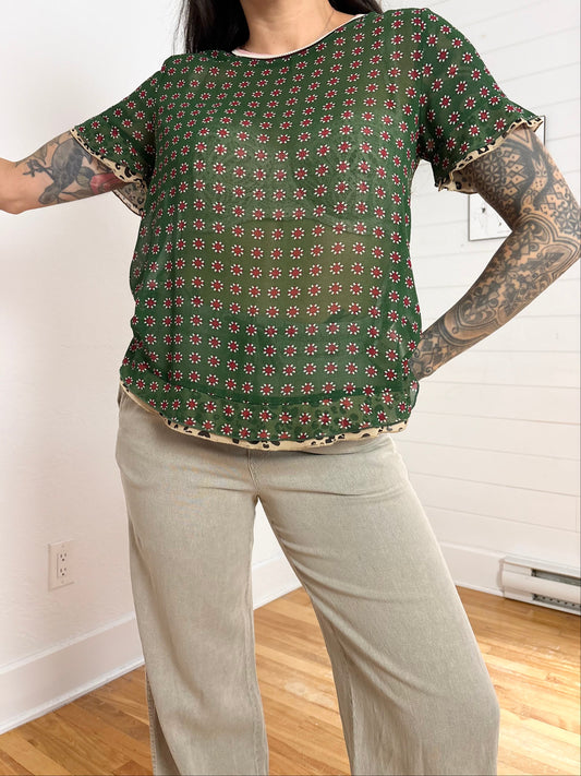 Scotch & soda X The peaks sheer tee Small