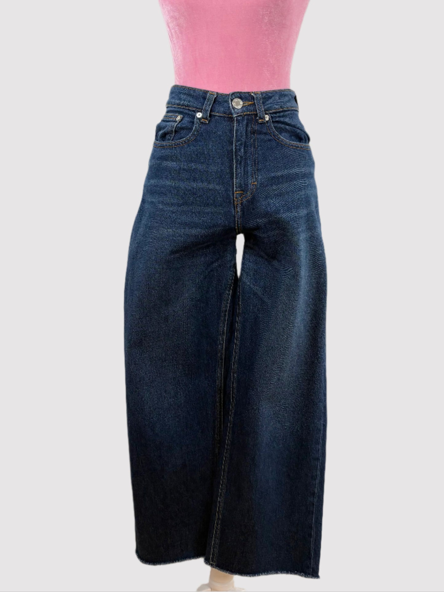 Frank & Oak Nina wide leg jeans W25