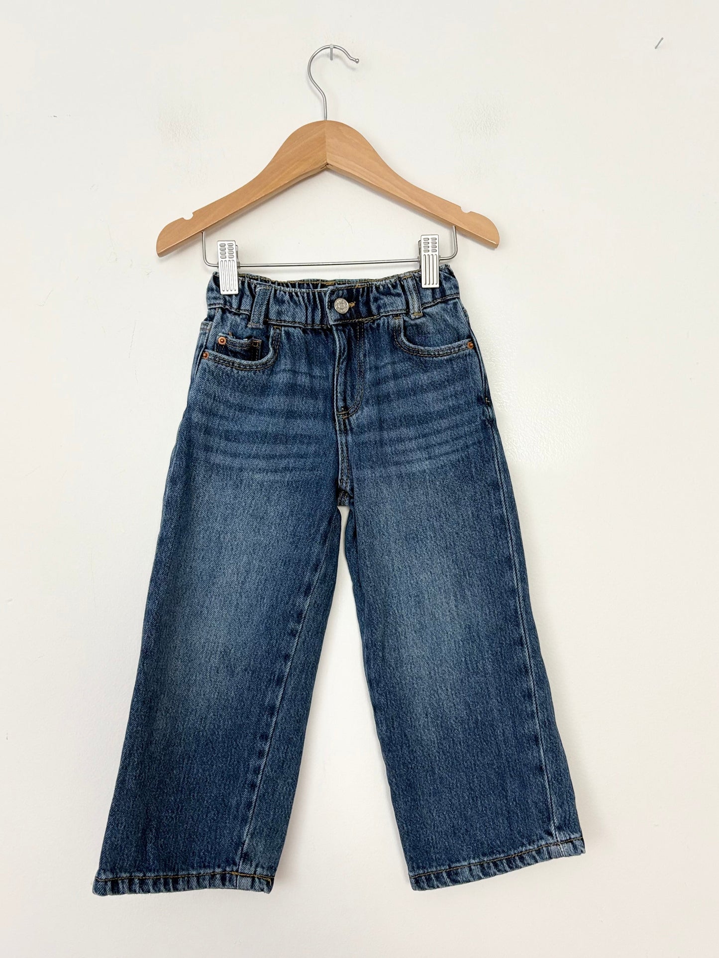 Zara wide leg jeans 4Y
