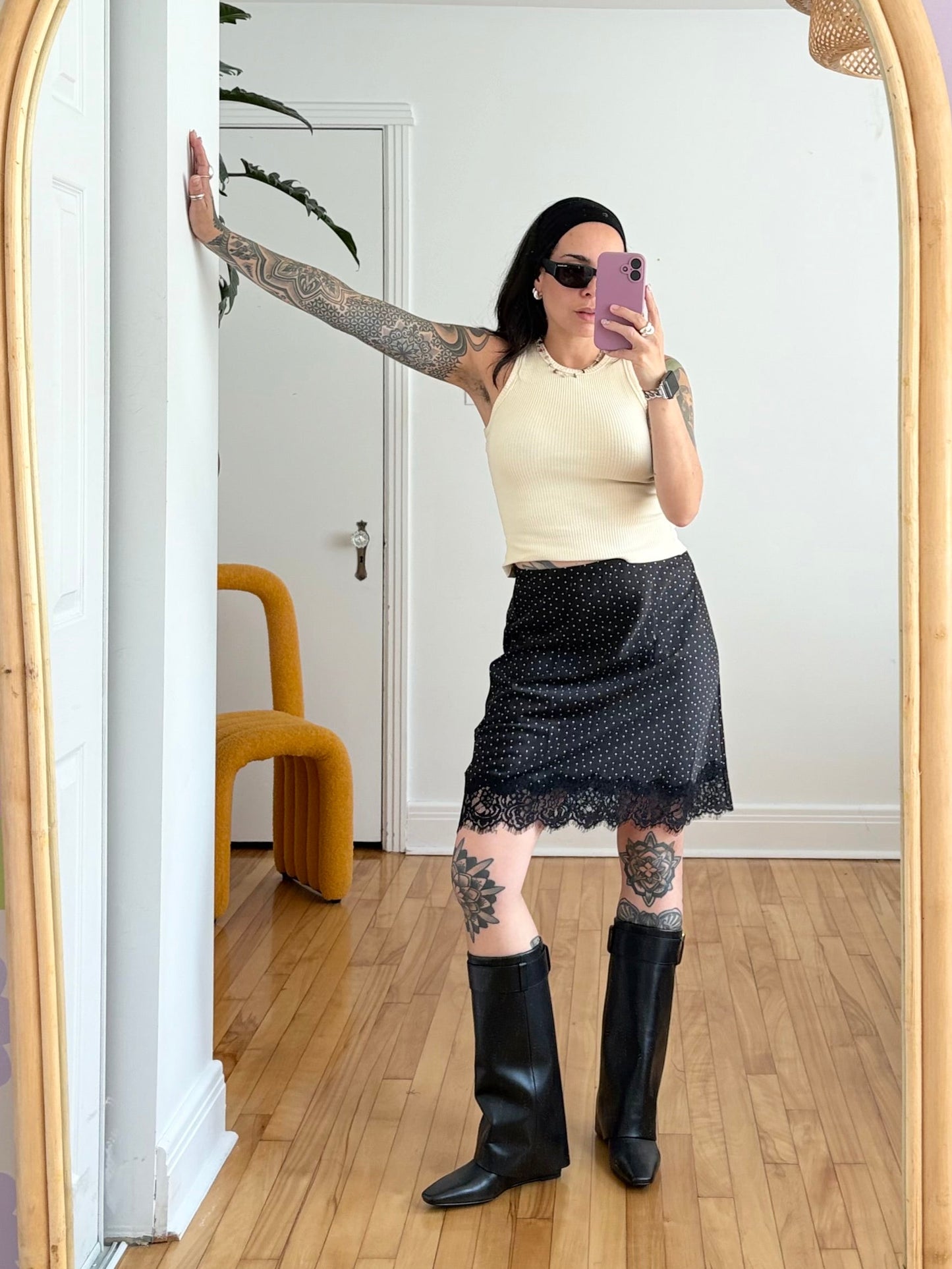 Rozalia X Atoir ribbed tank top small