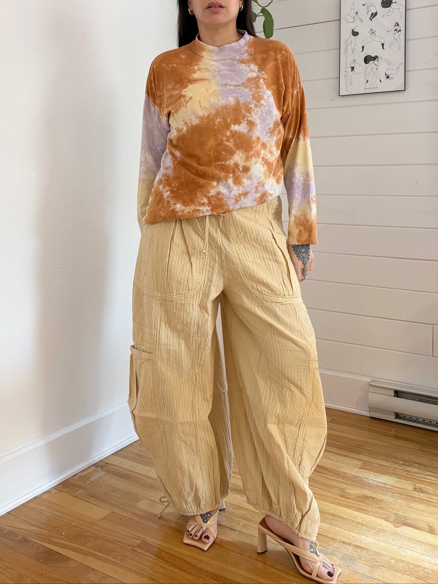 Free People be free tie dye tee XS-M